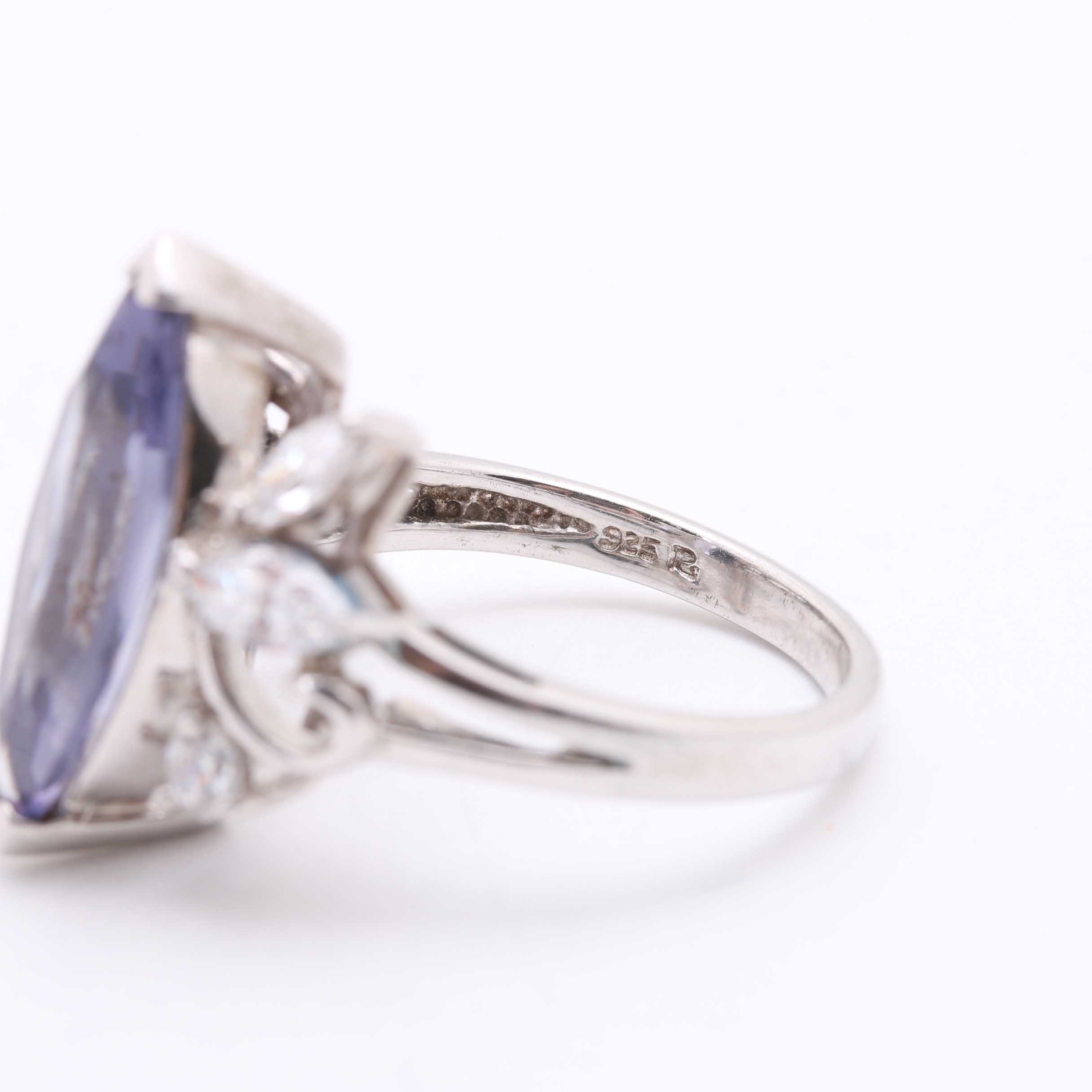 Collection of Sterling Silver and Purple Toned Stones