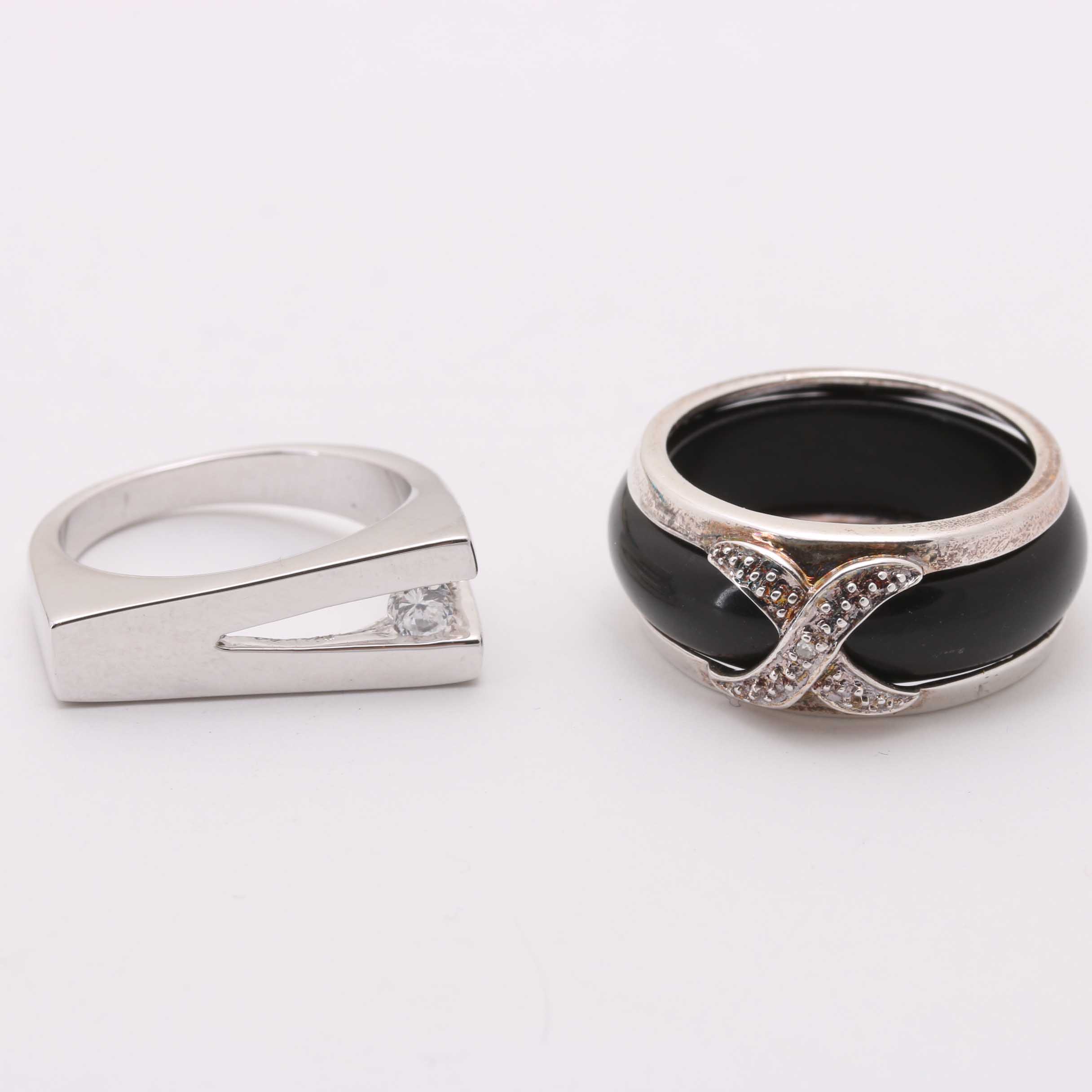 Assortment of Silver and Gold Tone Costume Jewelry