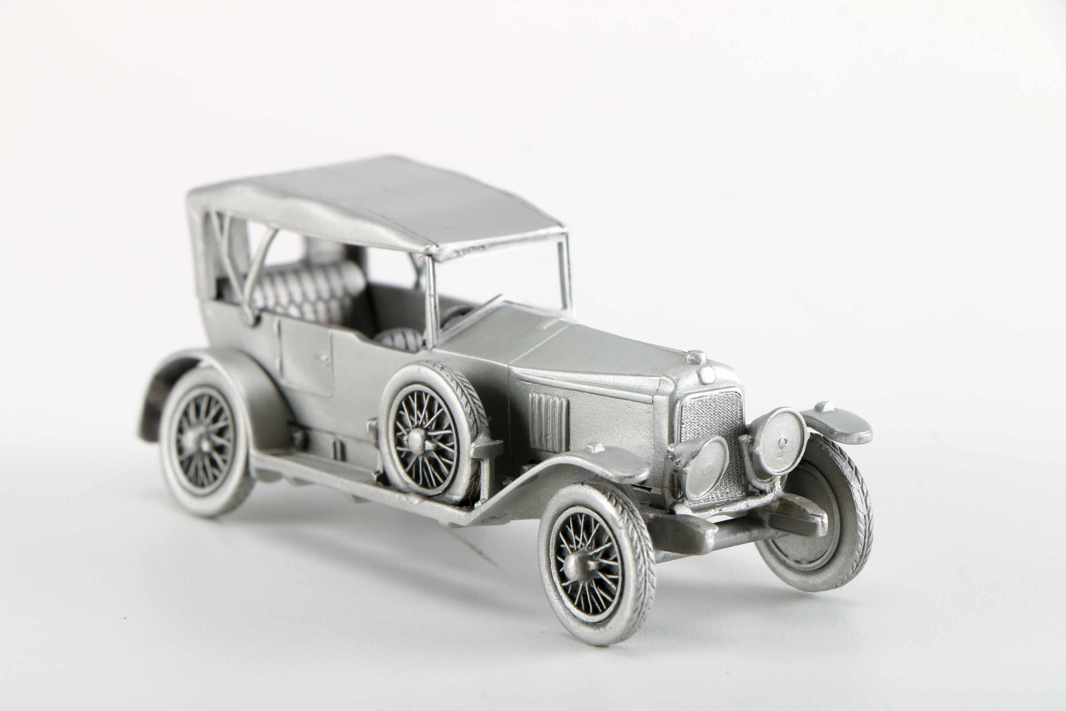 Collection of Danbury Mint Pewter Model Cars