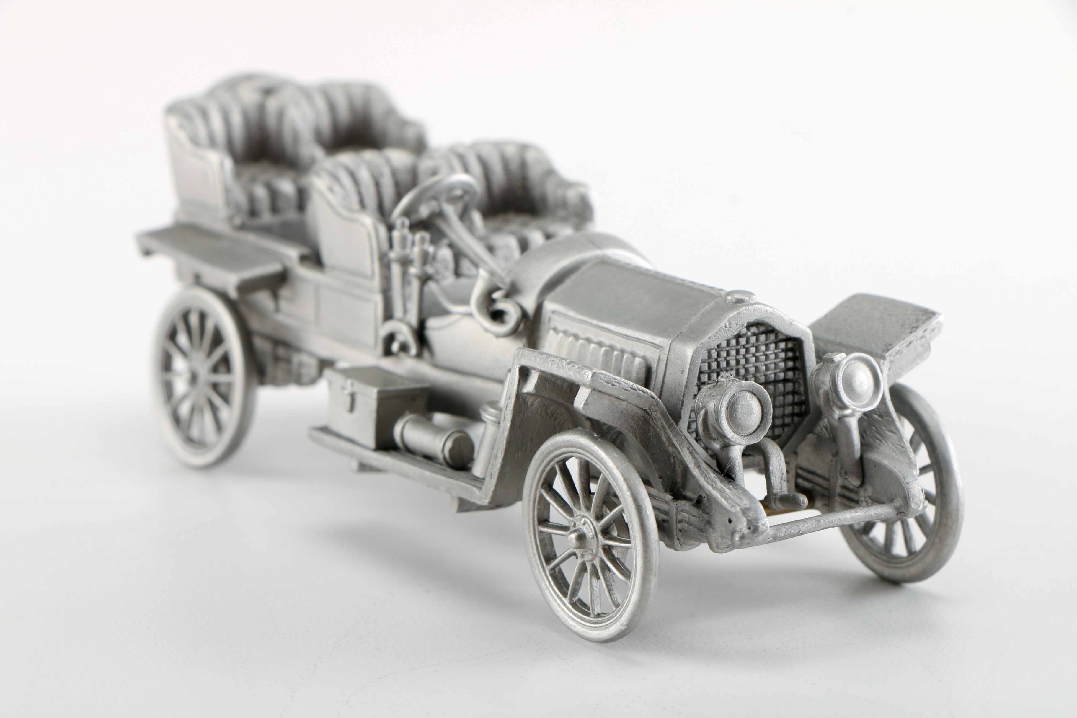 Collection of Danbury Mint Pewter Model Cars