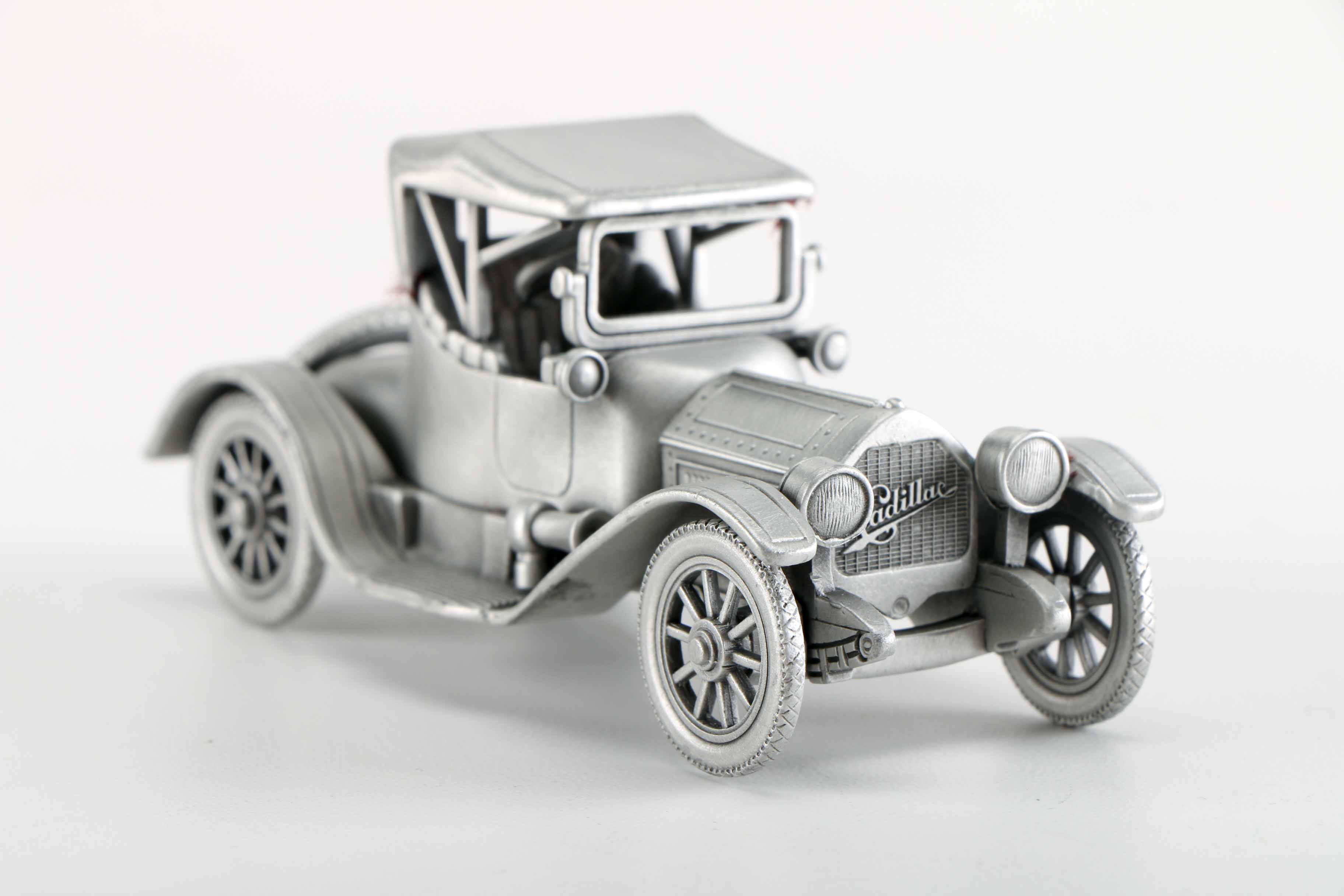 Collection of Danbury Mint Pewter Model Cars