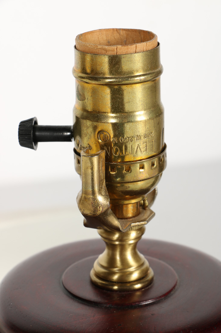 Pair of Yellow And Blue Ceramic Table Lamps