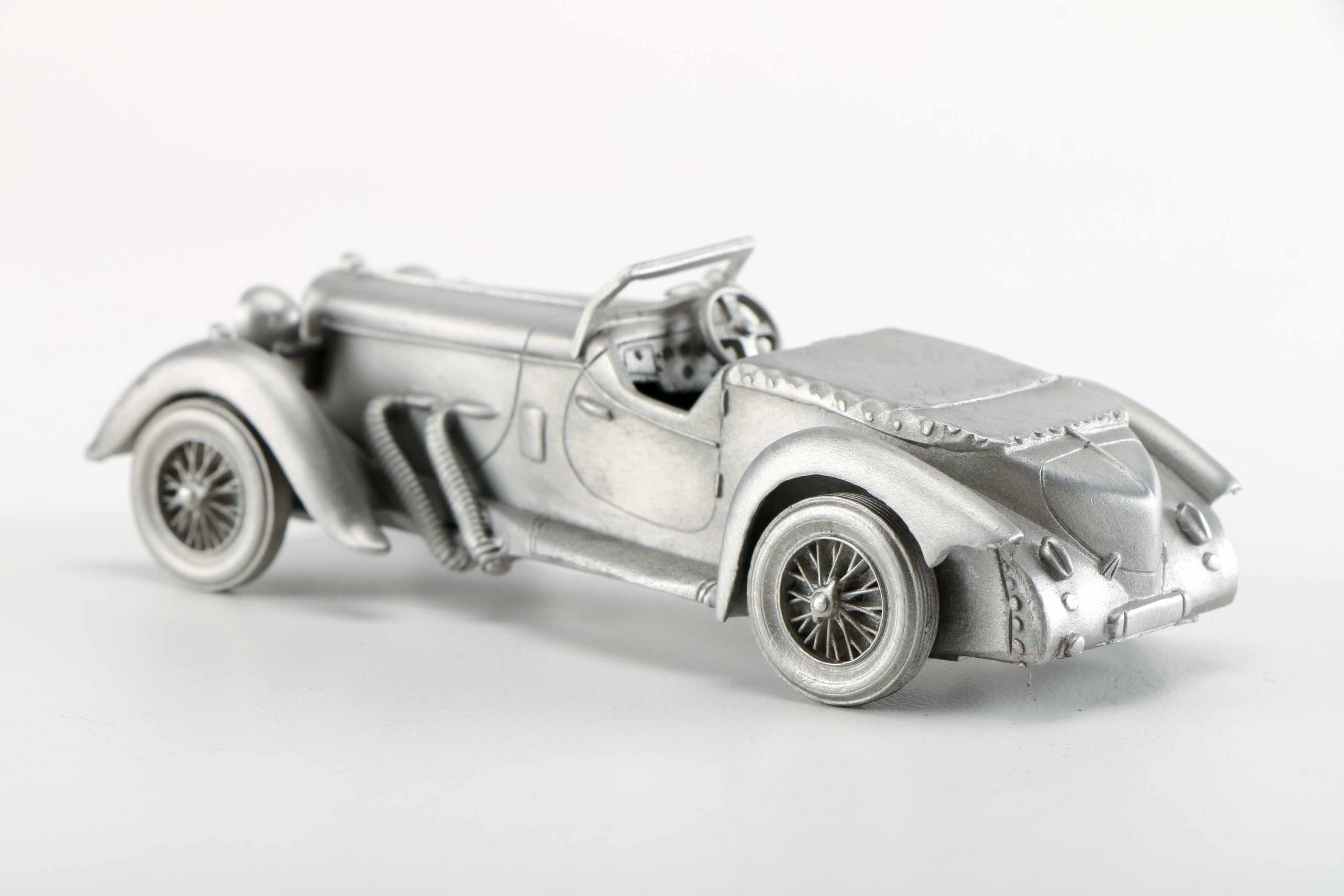 Collection of Danbury Mint Pewter Model Cars