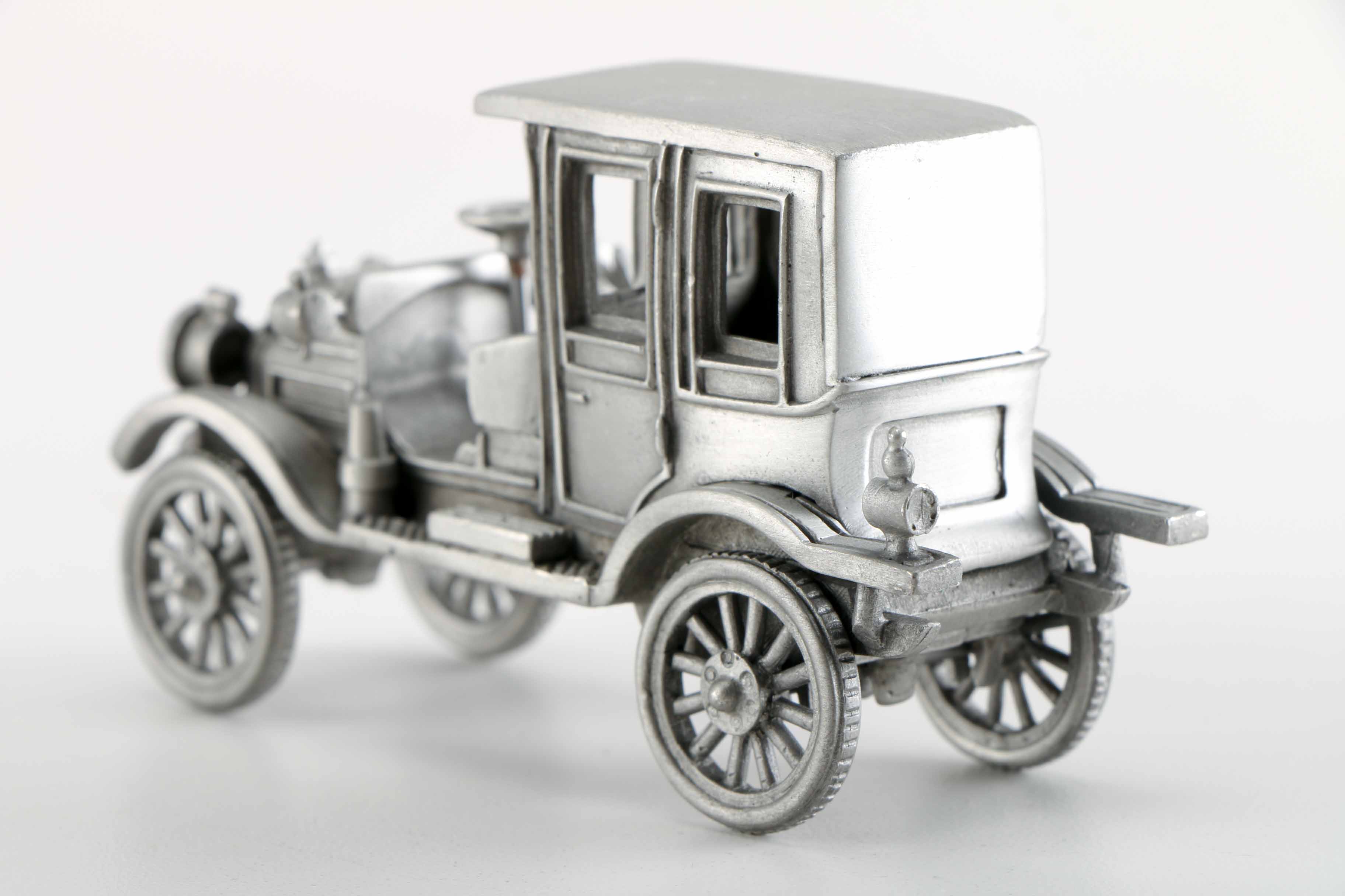 Collection of Danbury Mint Pewter Model Cars