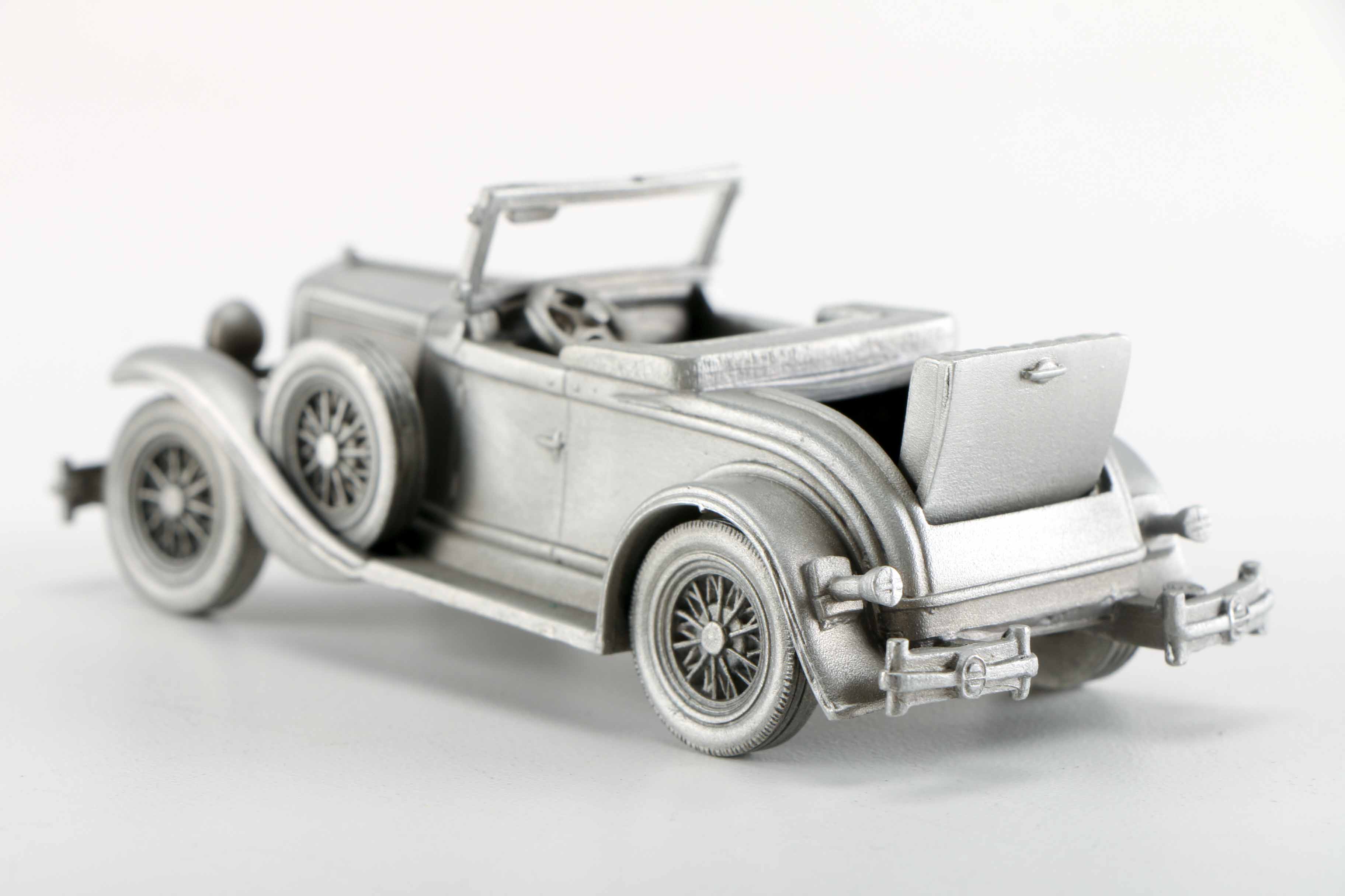 Collection of Danbury Mint Pewter Model Cars