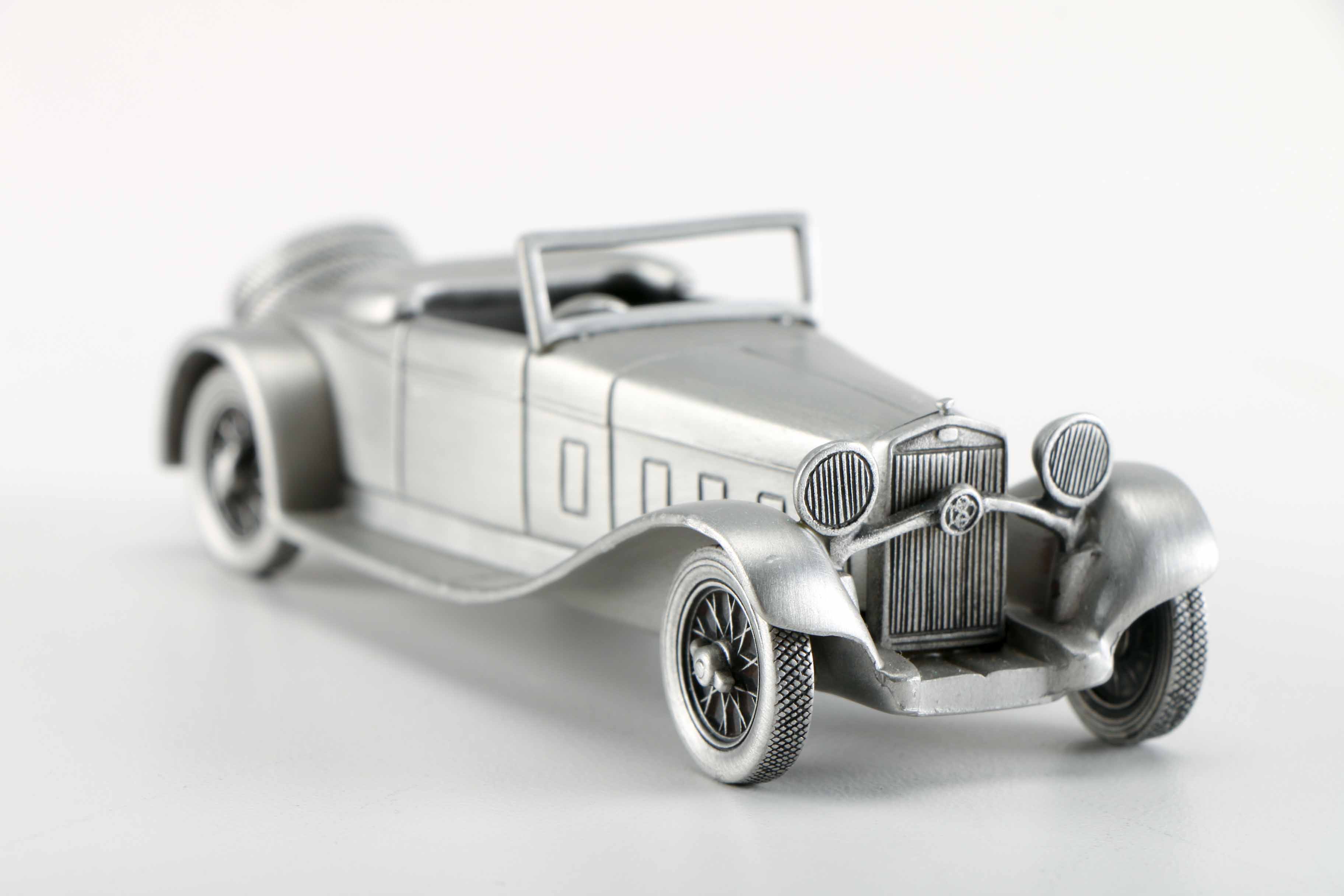 Collection of Danbury Mint Pewter Model Cars