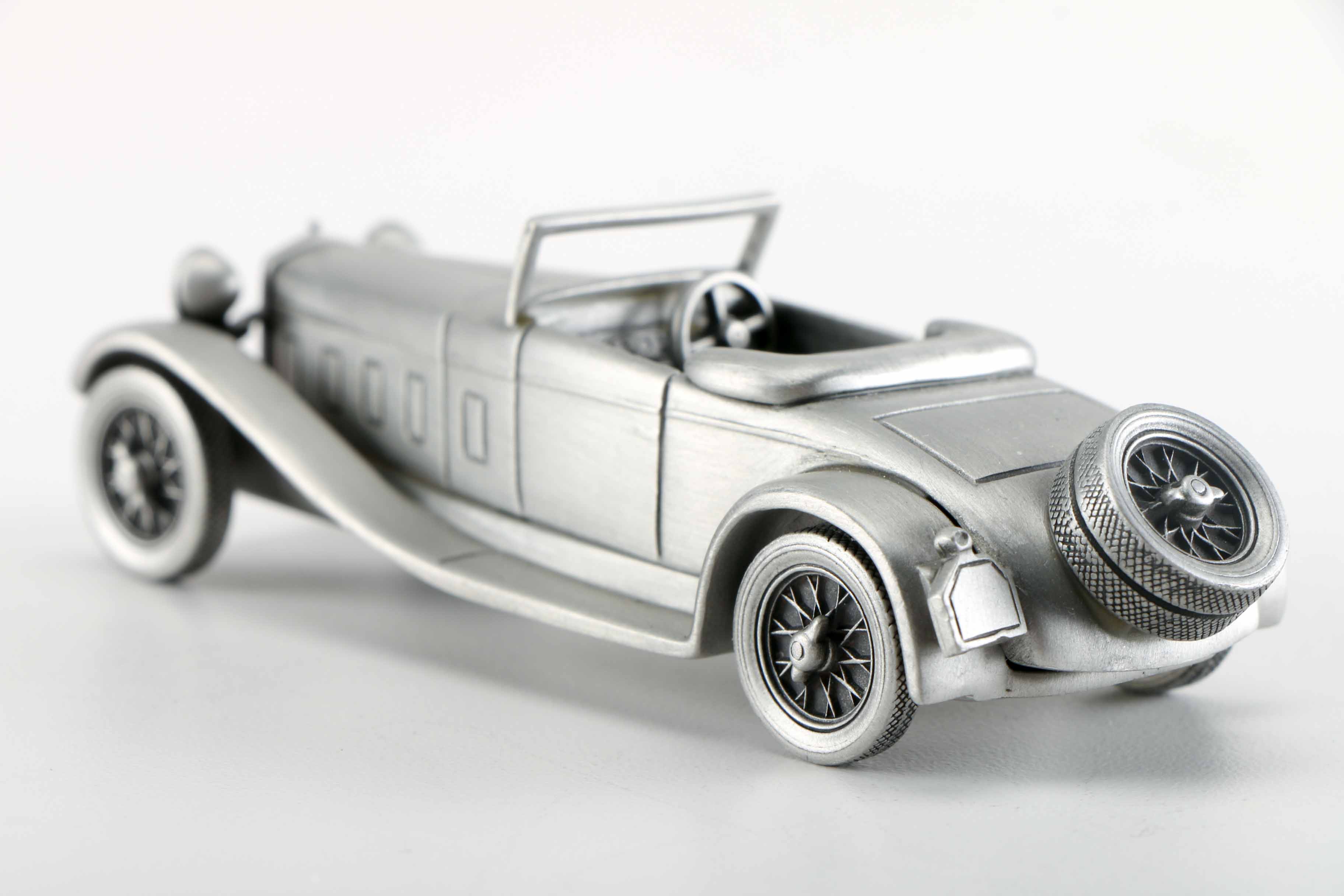 Collection of Danbury Mint Pewter Model Cars