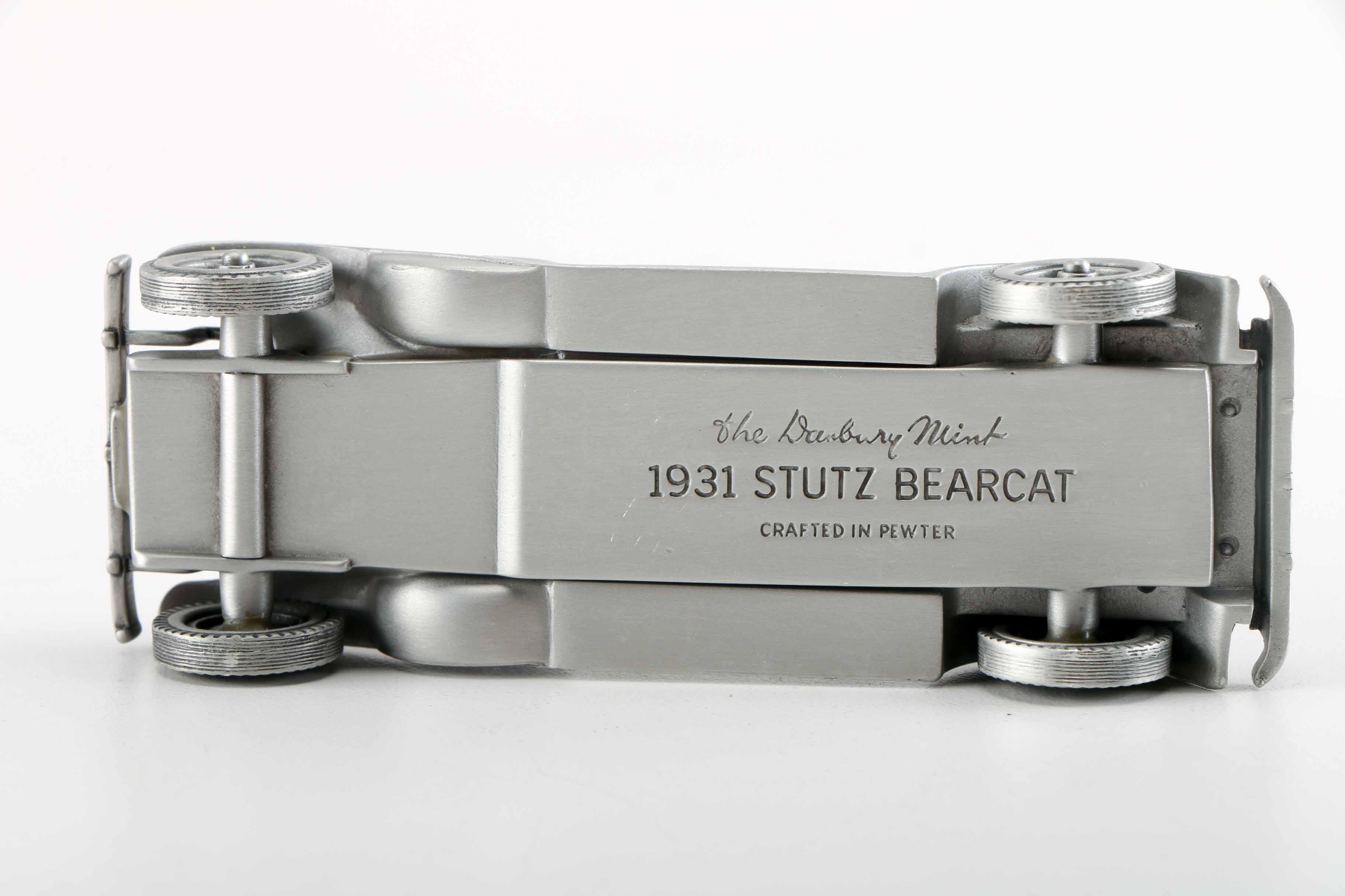 Collection of Danbury Mint Pewter Model Cars