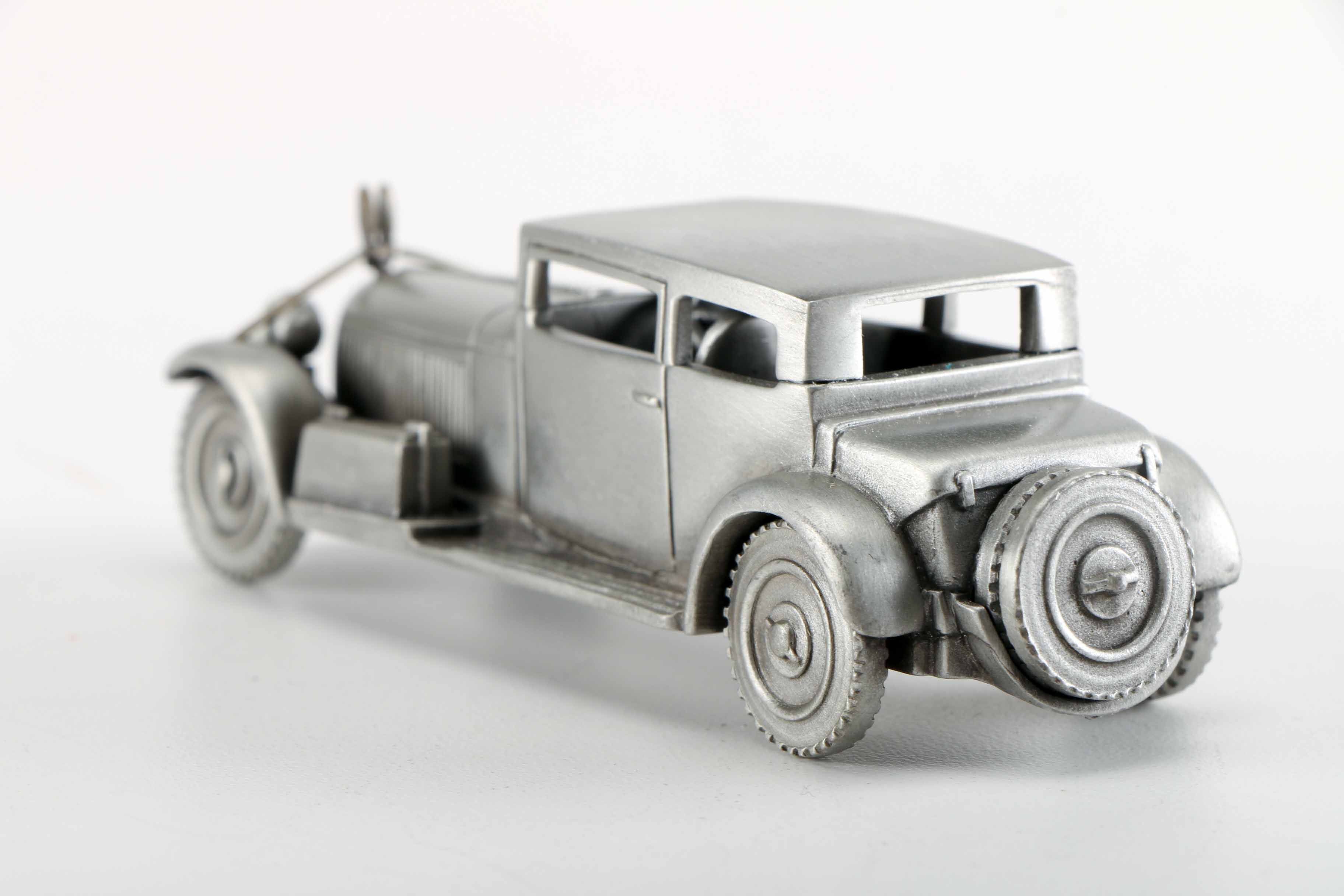 Collection of Danbury Mint Pewter Model Cars