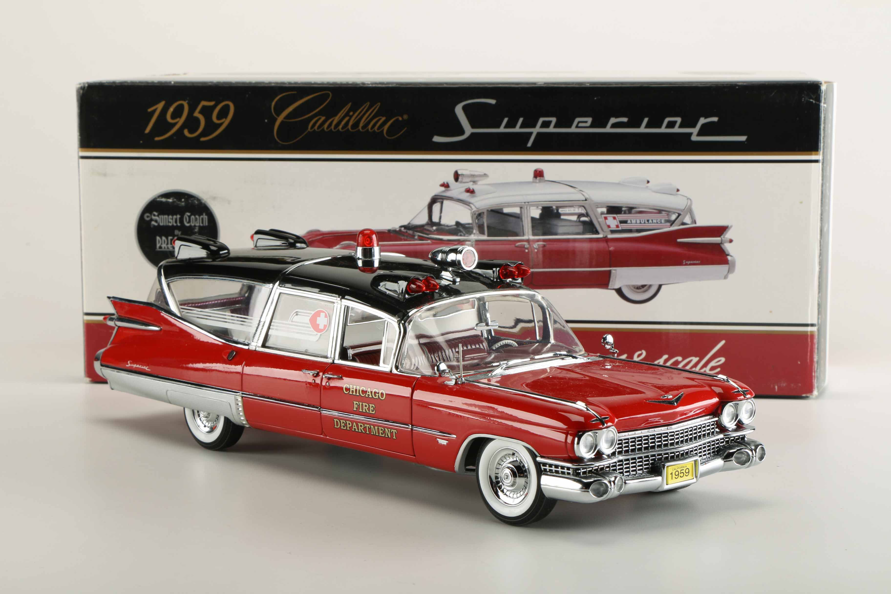 Die-Cast 1959 Cadillac Superior Ambulance
