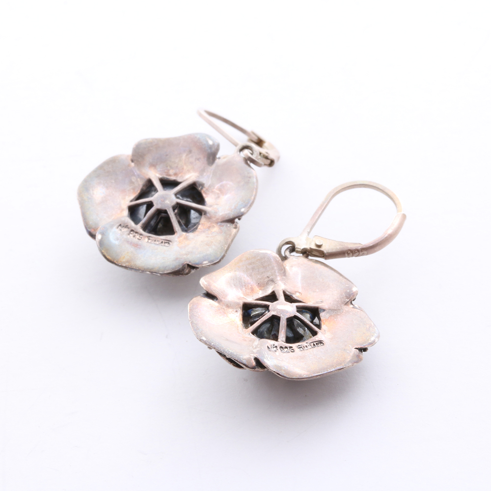 Assortment of Sterling Silver Marcasite and Amethyst Jewelry