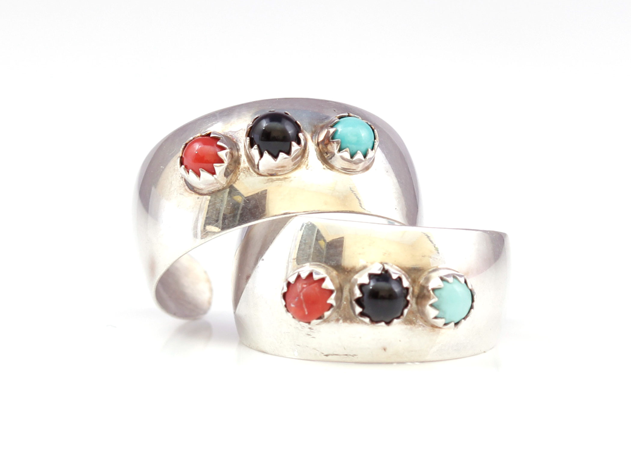 Sterling Silver Multi-Stone Earrings