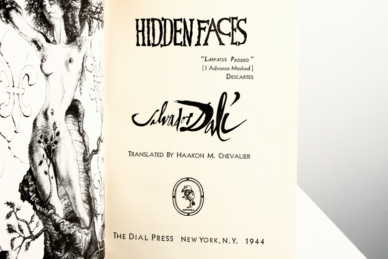 "Hidden Faces" First Edition by Salvador Dalí