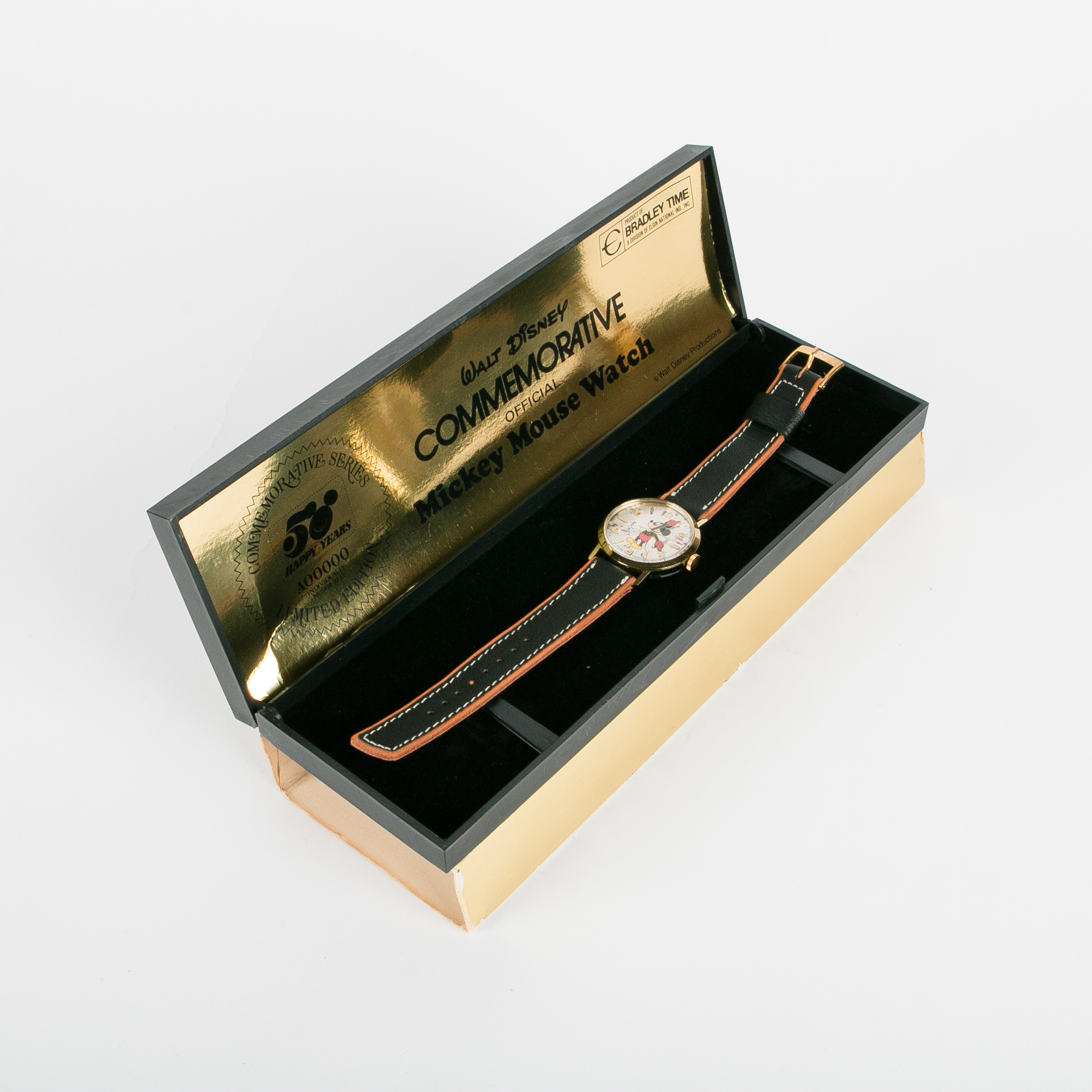 Bradley Time Commemorative Mickey Mouse Watch