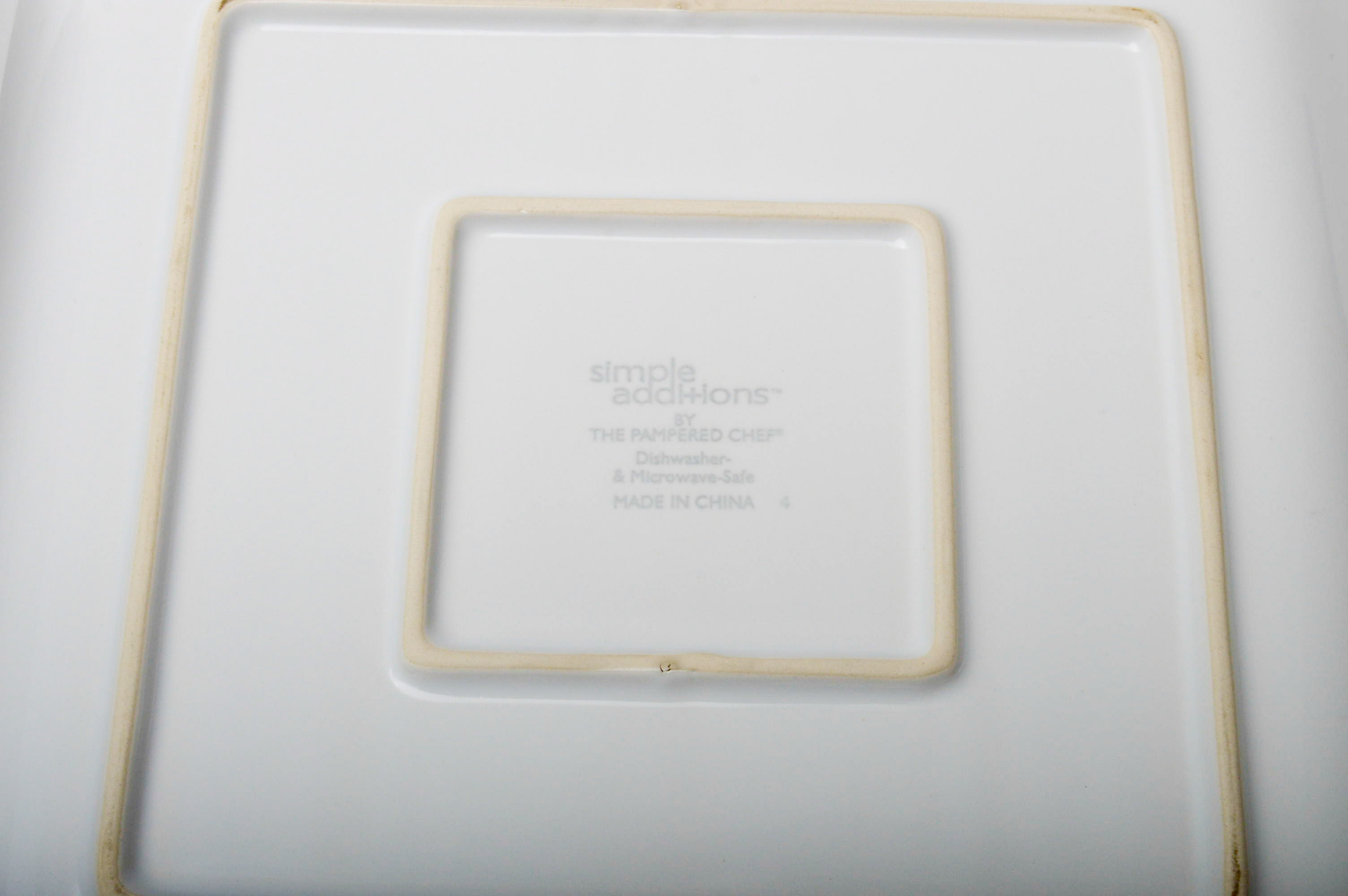 Ceramic "Simple Additions" by The Pampered Chef Tableware