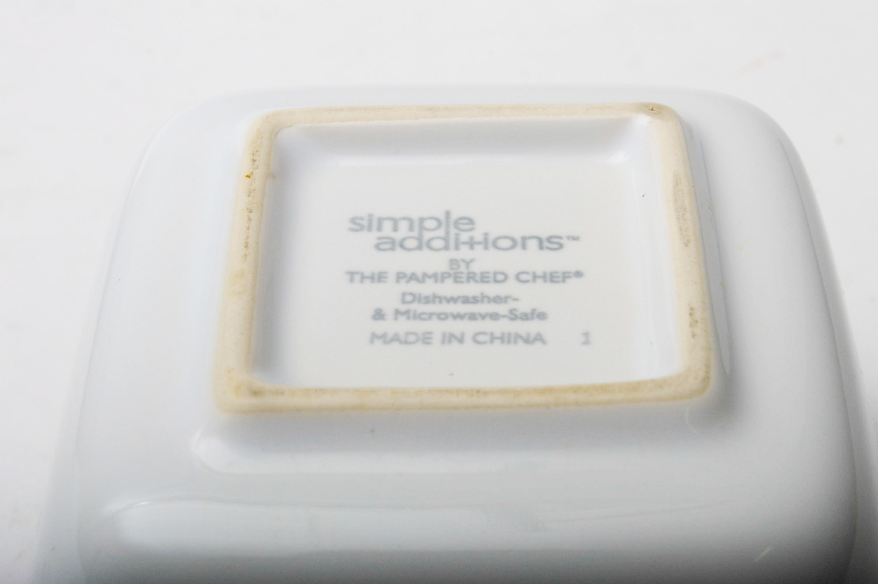 Ceramic "Simple Additions" by The Pampered Chef Tableware