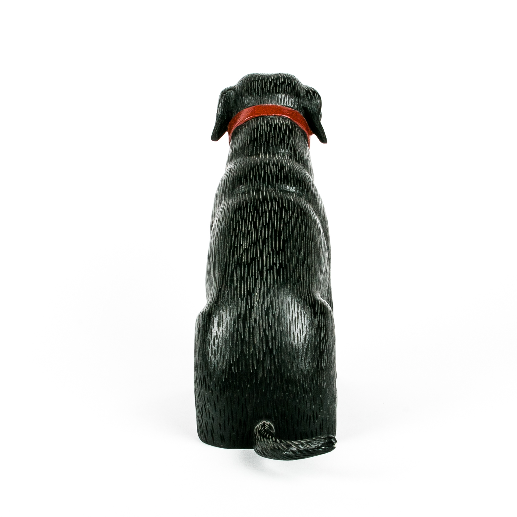 Stephen Huneck Hand Carved Black Labrador Retriever Sculpture