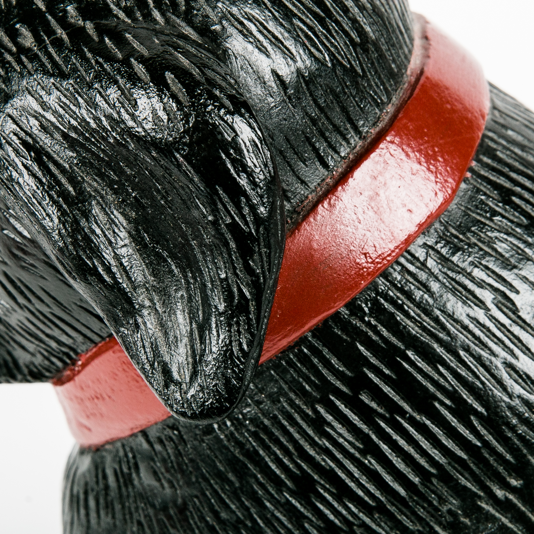 Stephen Huneck Hand Carved Black Labrador Retriever Sculpture