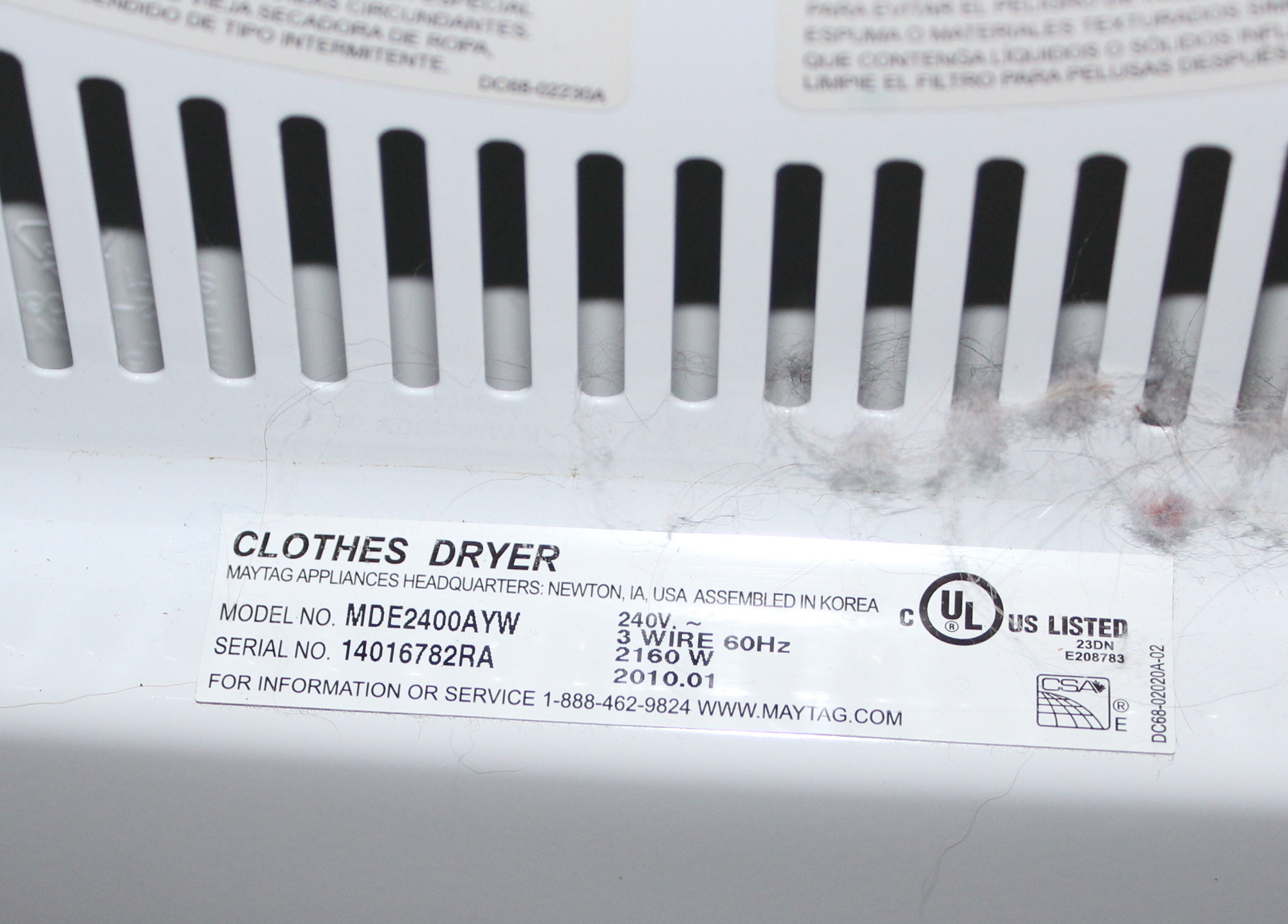 Maytag Front Load Washer and Dryer