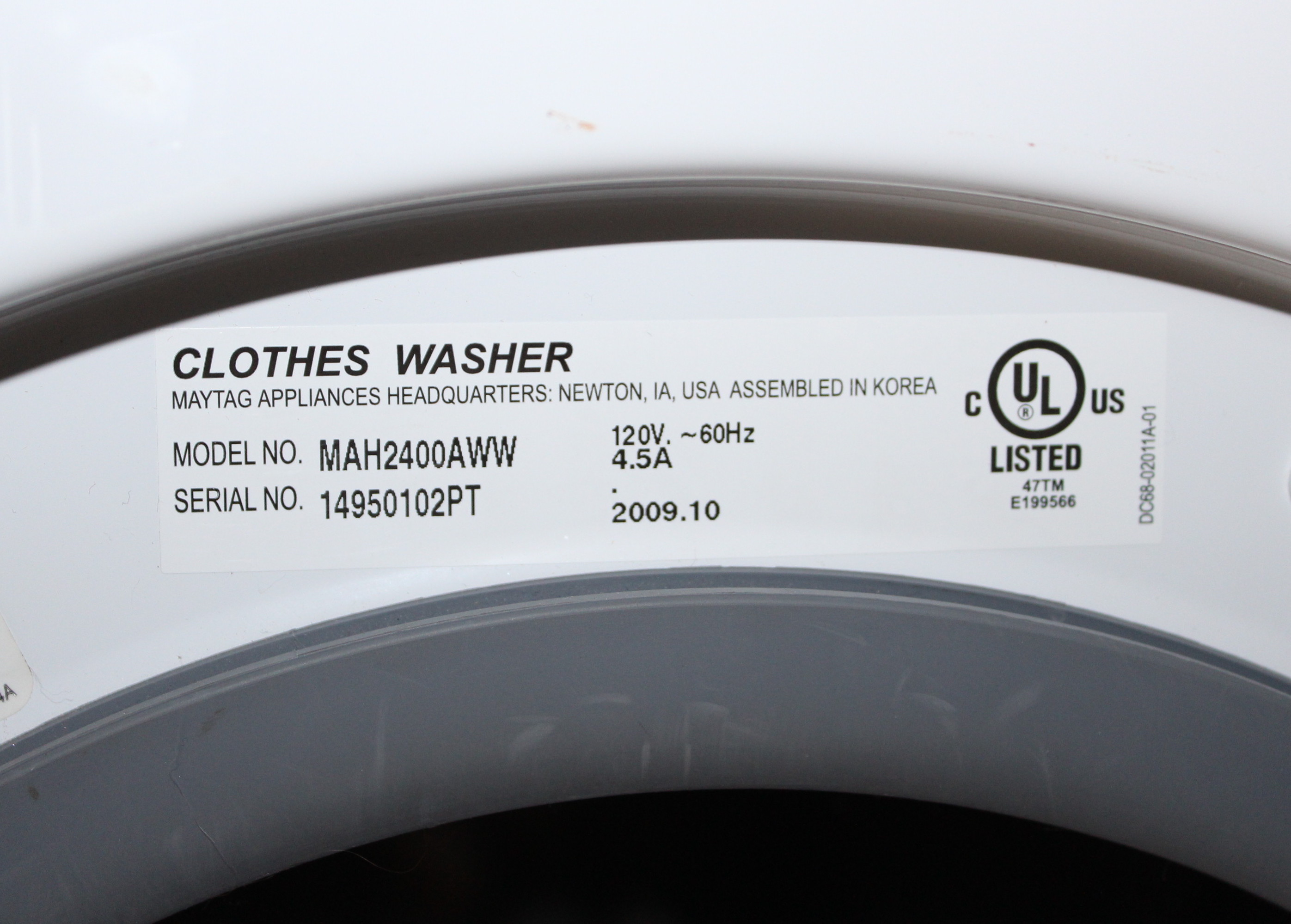 Maytag Front Load Washer and Dryer