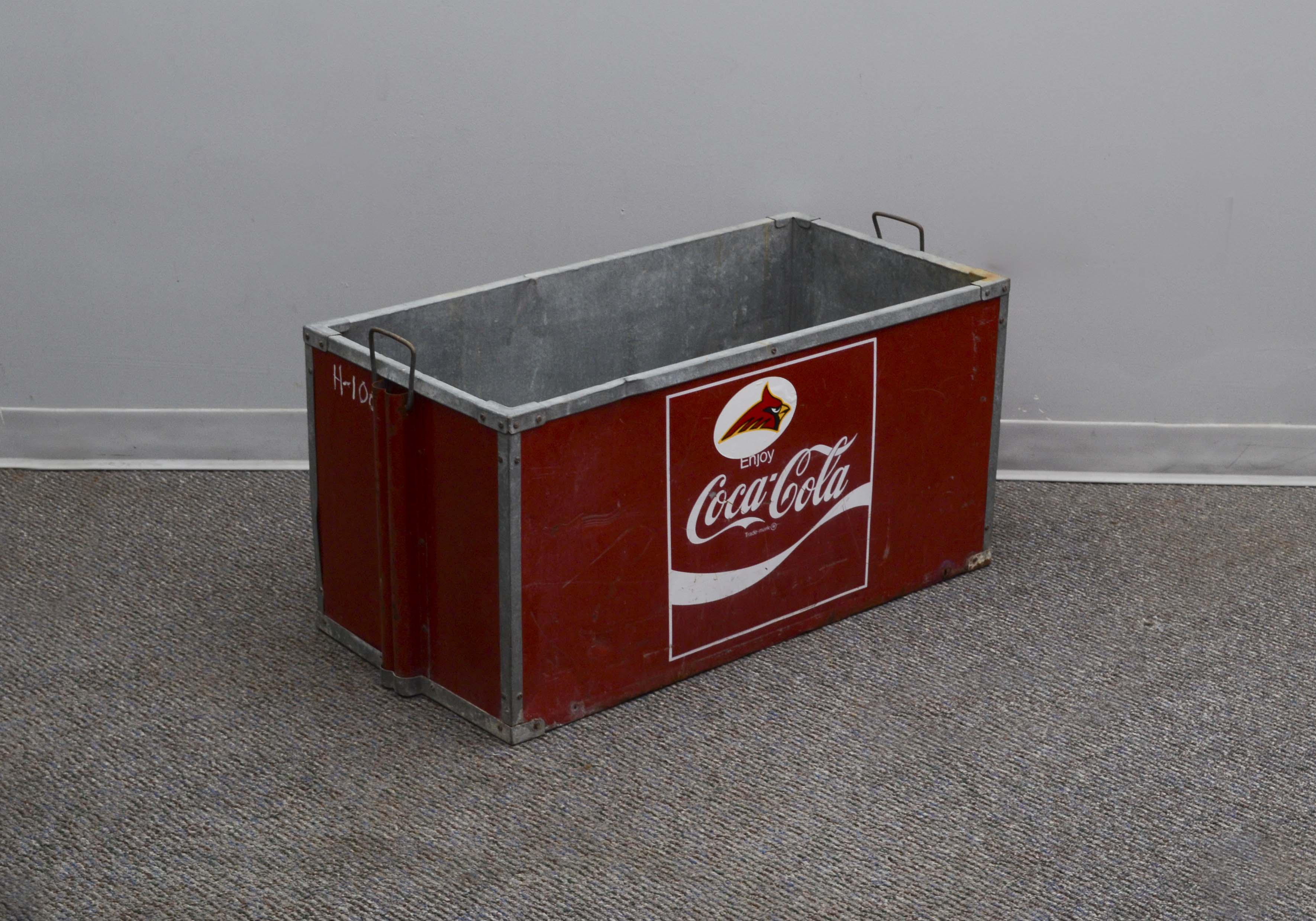 Vintage Coca-Cola Metal Chest