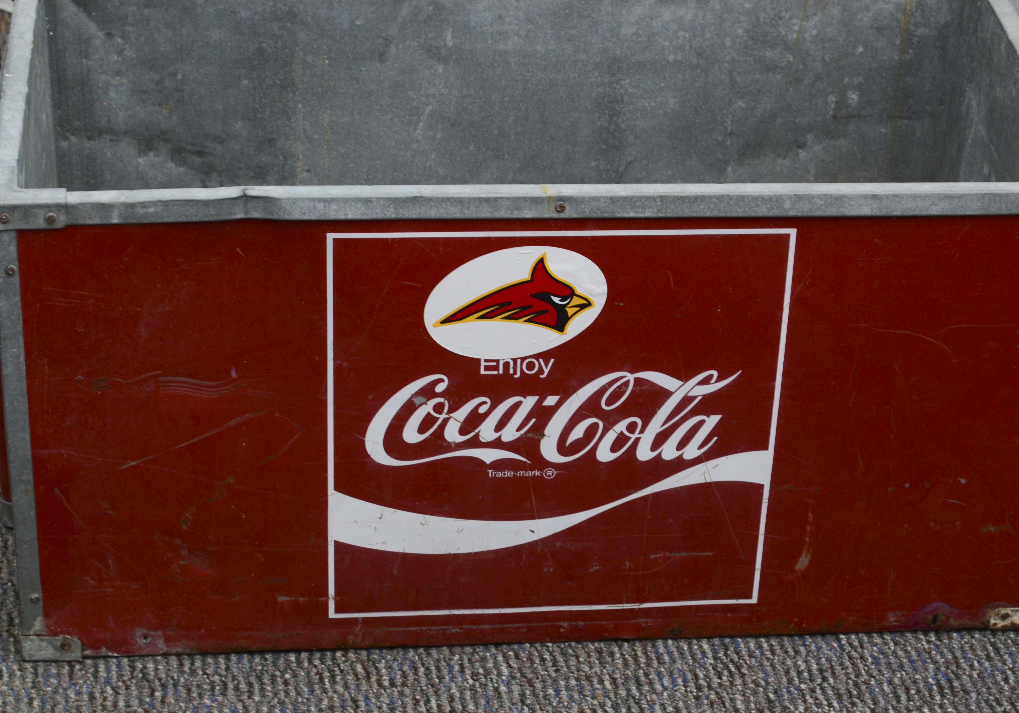 Vintage Coca-Cola Metal Chest