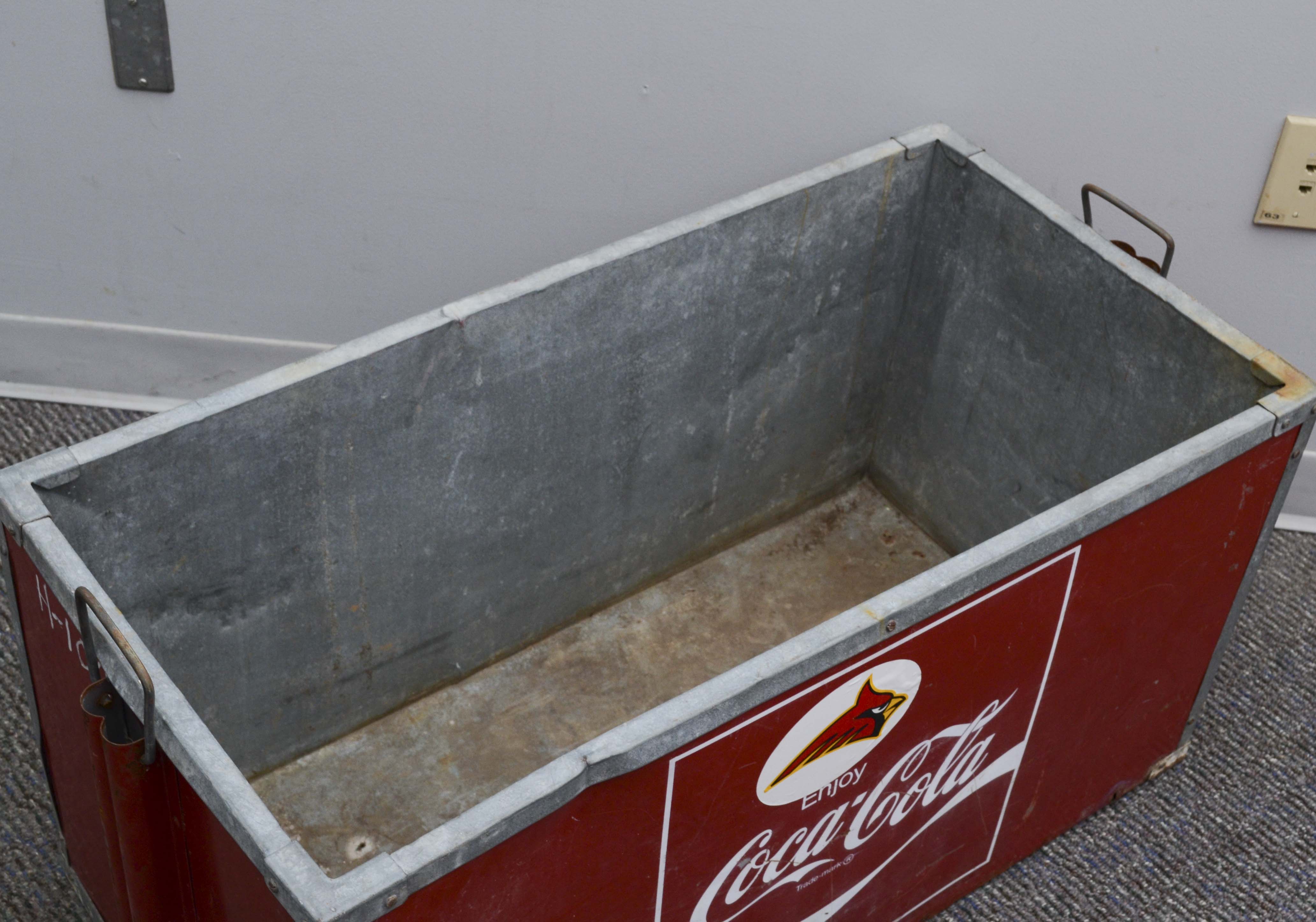 Vintage Coca-Cola Metal Chest