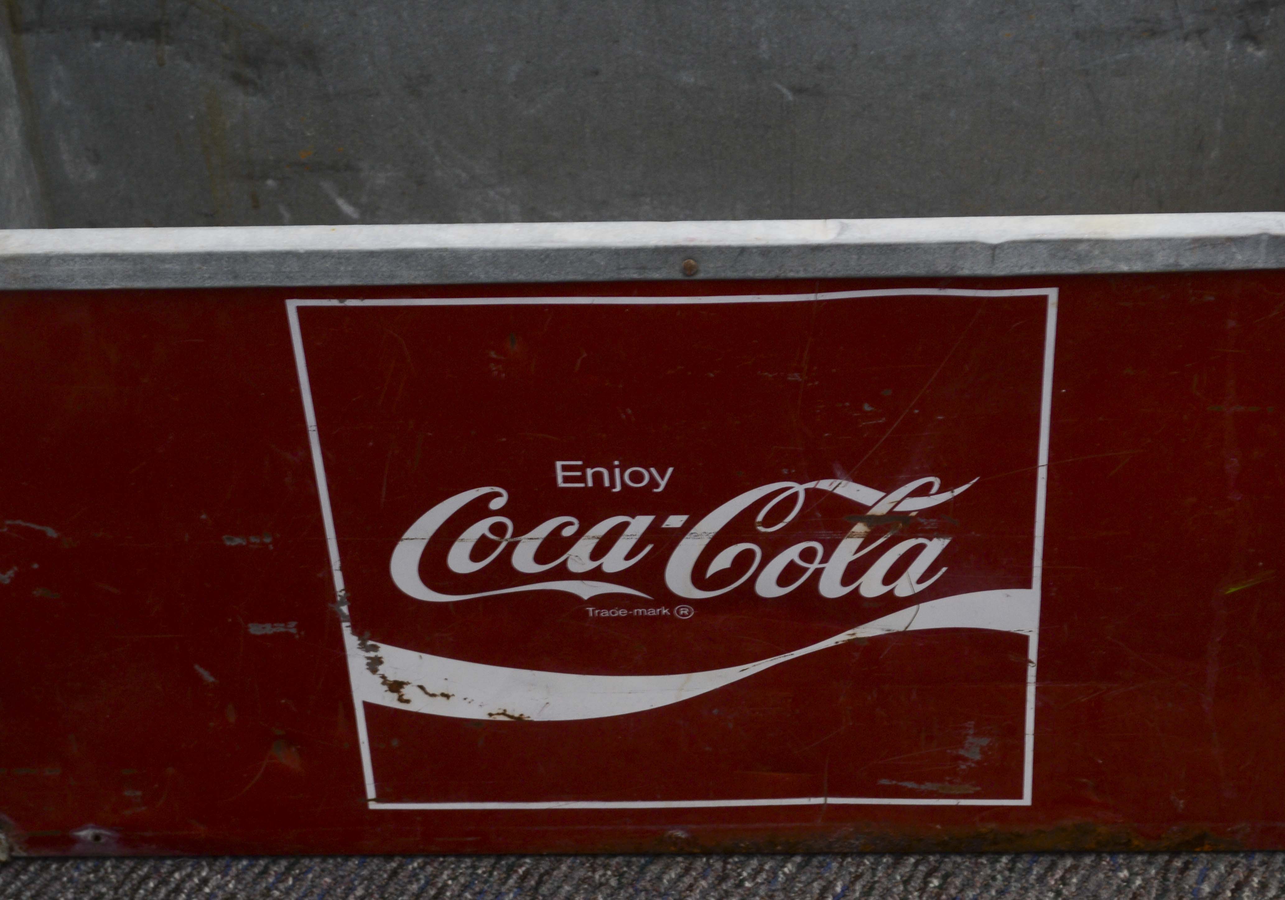 Vintage Coca-Cola Metal Chest