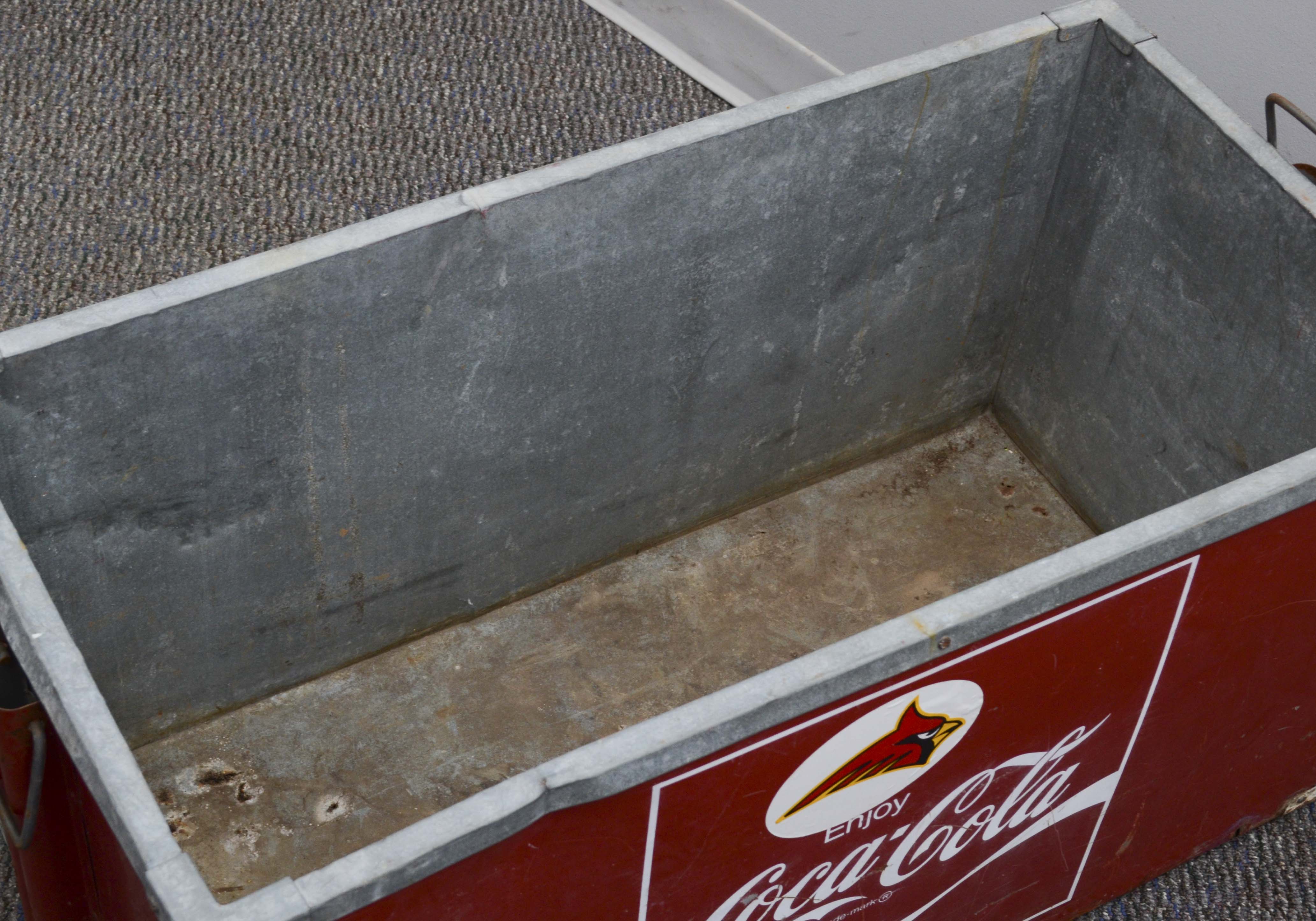 Vintage Coca-Cola Metal Chest