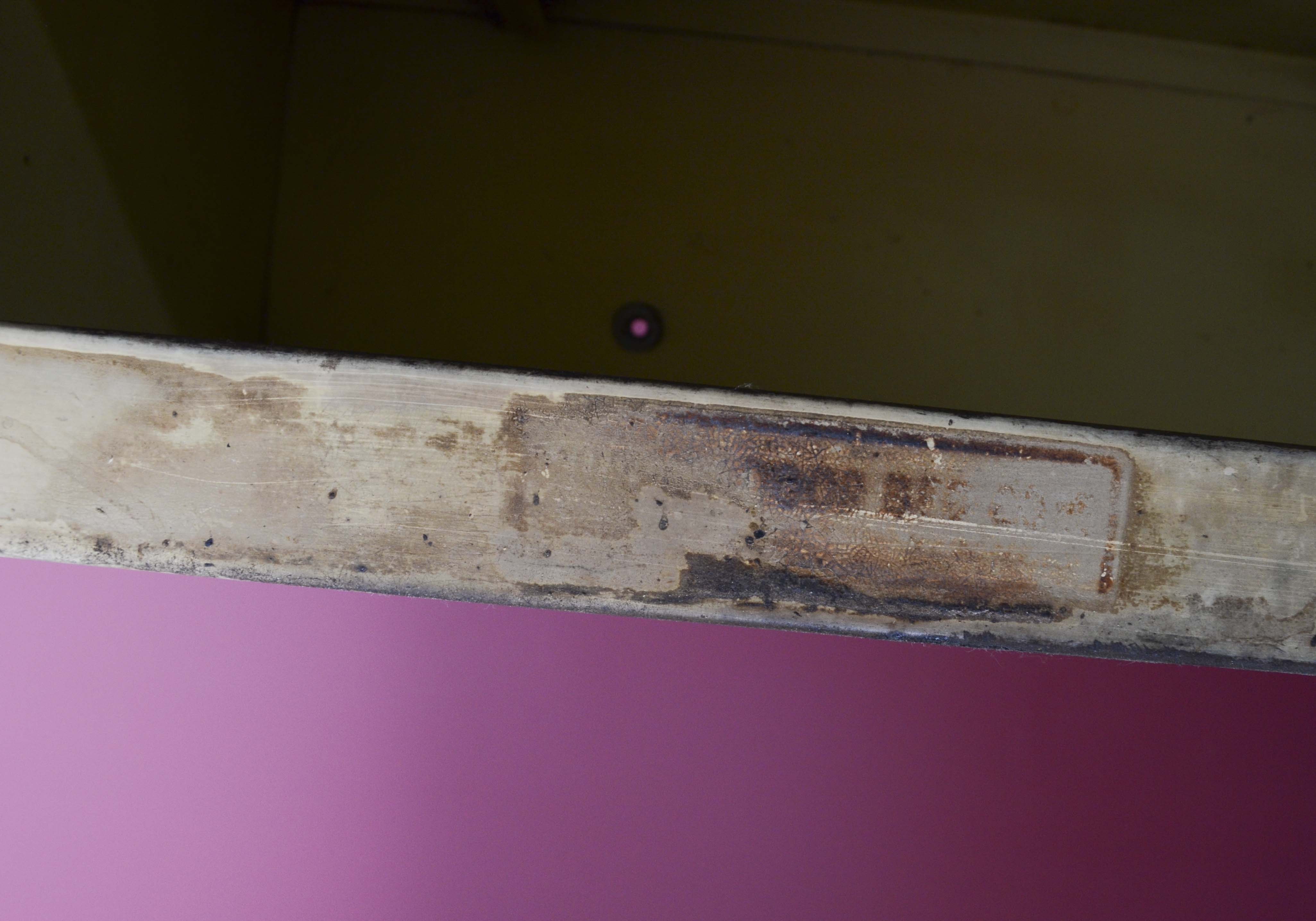 1930s Green and Cream Enamel Kitchen Cabinet and Drawer