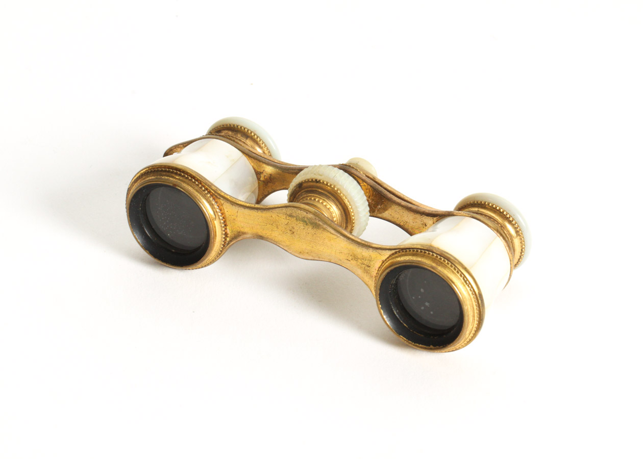 Antique Colmont Paris Mother of Pearl Opera Glasses