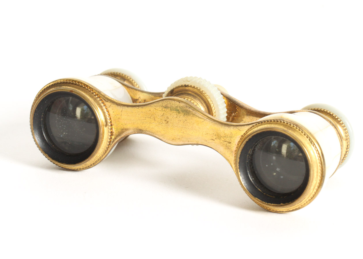 Antique Colmont Paris Mother of Pearl Opera Glasses