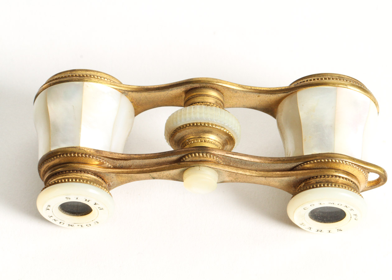 Antique Colmont Paris Mother of Pearl Opera Glasses