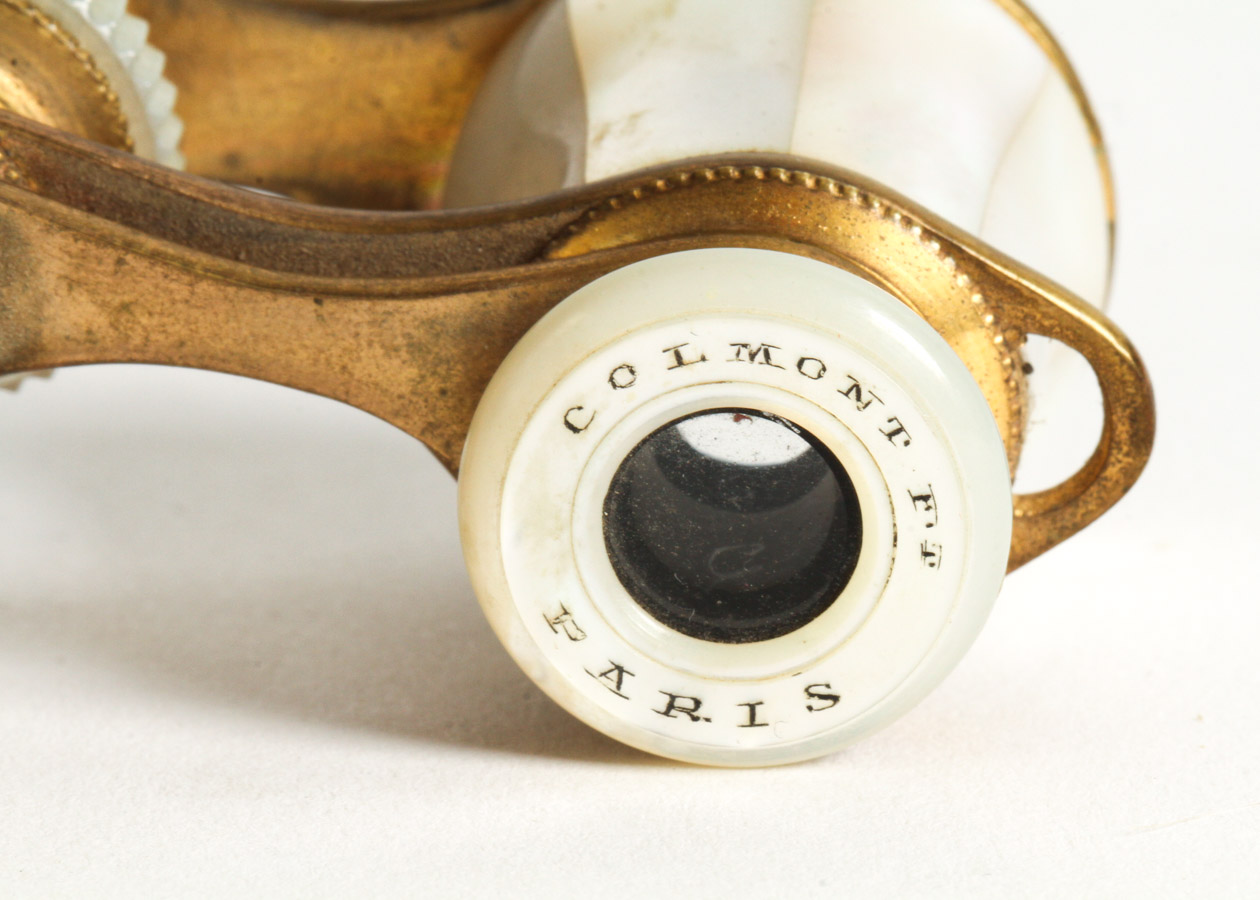 Antique Colmont Paris Mother of Pearl Opera Glasses
