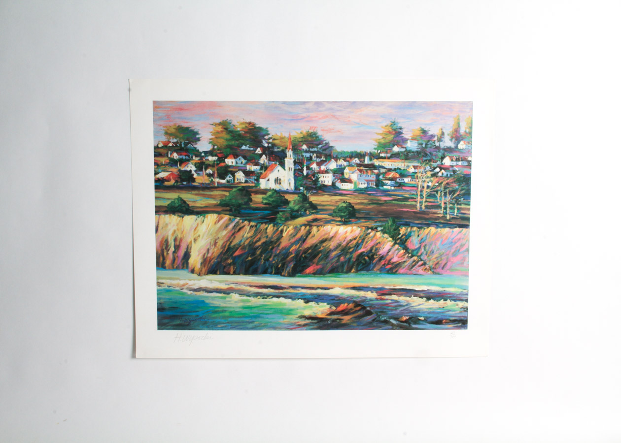 Four Harry Wysocki Signed Offset Lithograph Prints