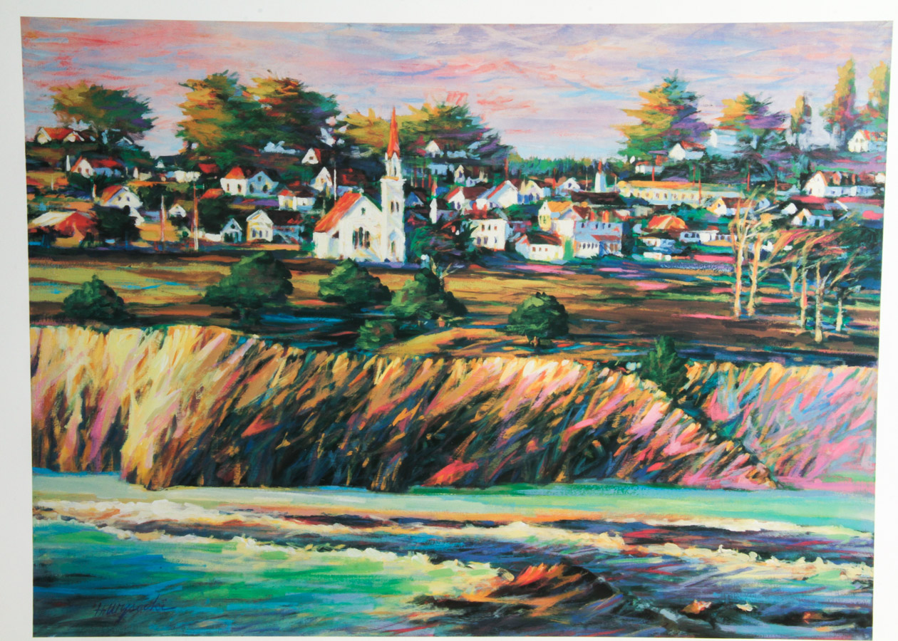 Four Harry Wysocki Signed Offset Lithograph Prints