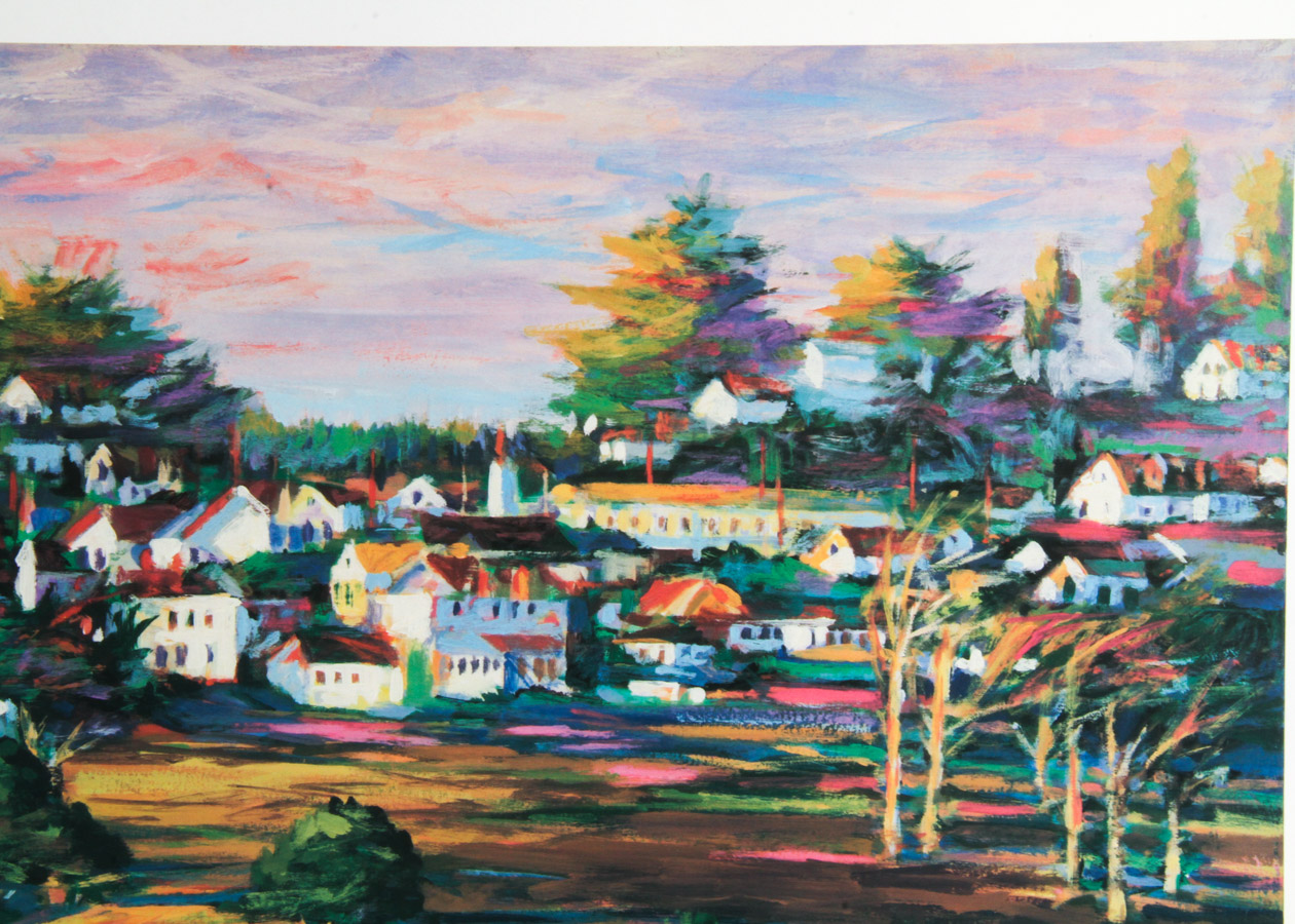 Four Harry Wysocki Signed Offset Lithograph Prints