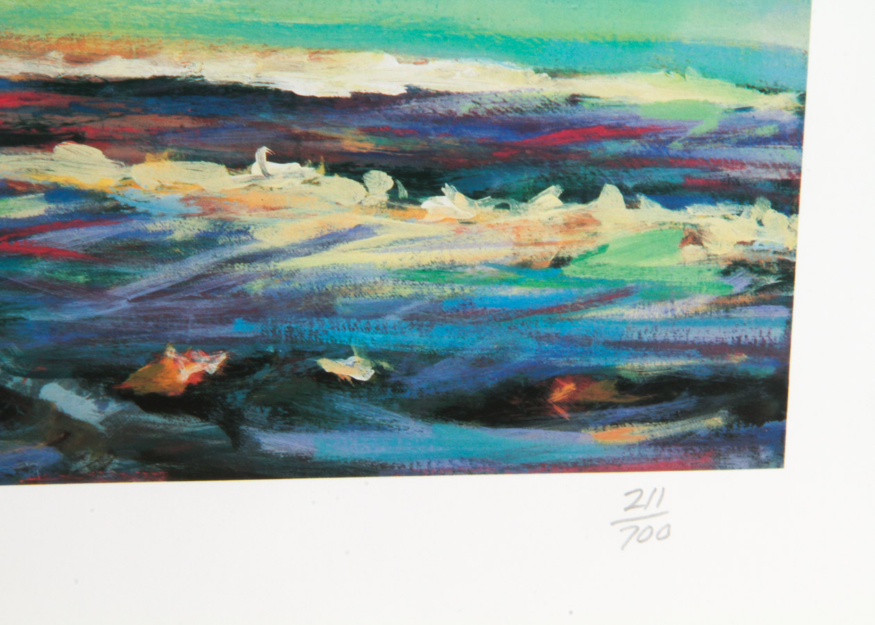 Four Harry Wysocki Signed Offset Lithograph Prints