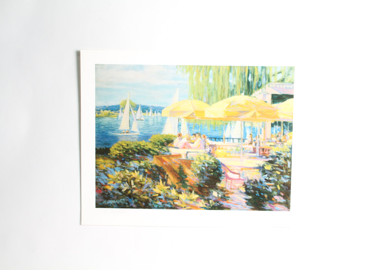 Four Harry Wysocki Signed Offset Lithograph Prints