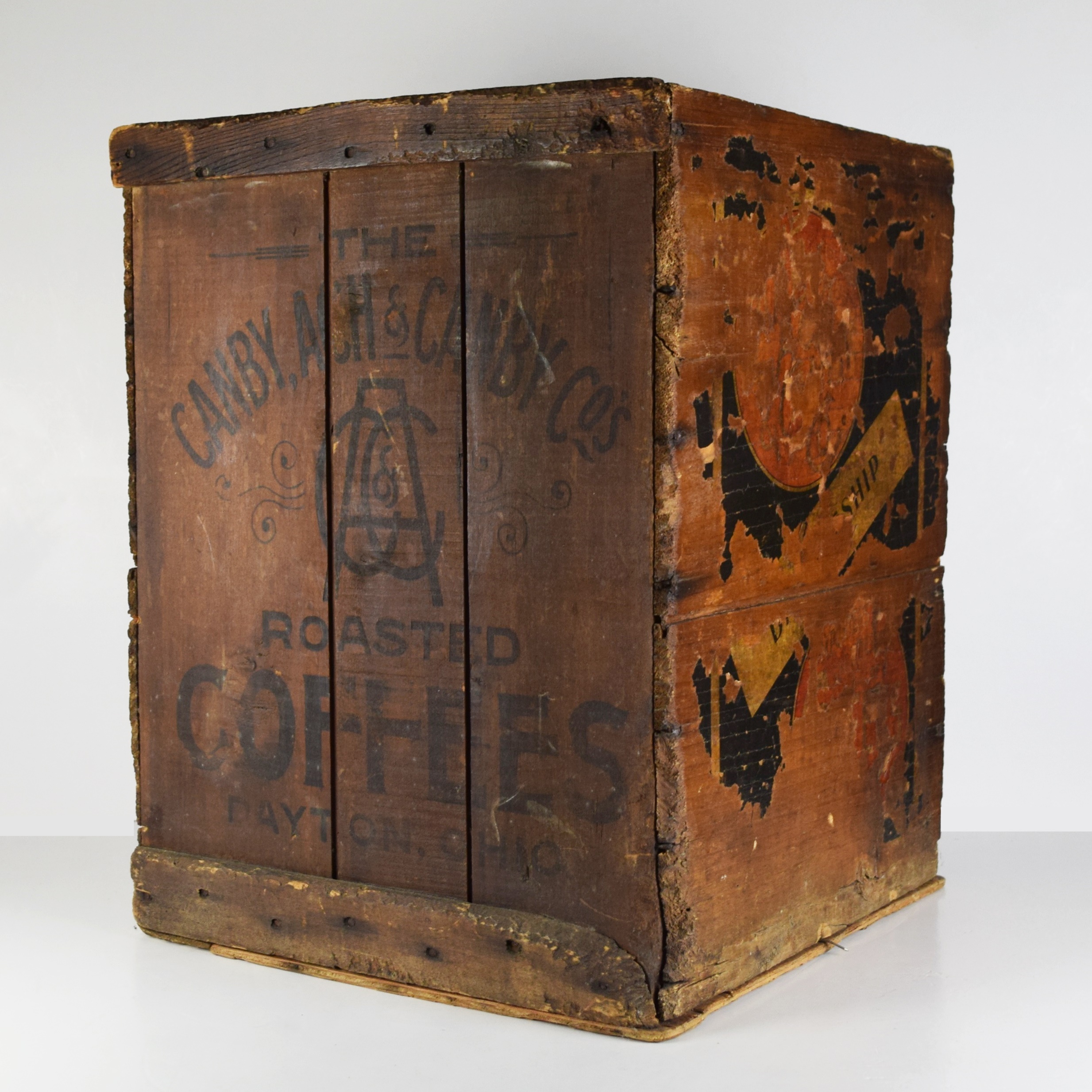 Vintage Canby, Ach & Canby Coffee Crate from Dayton, Ohio
