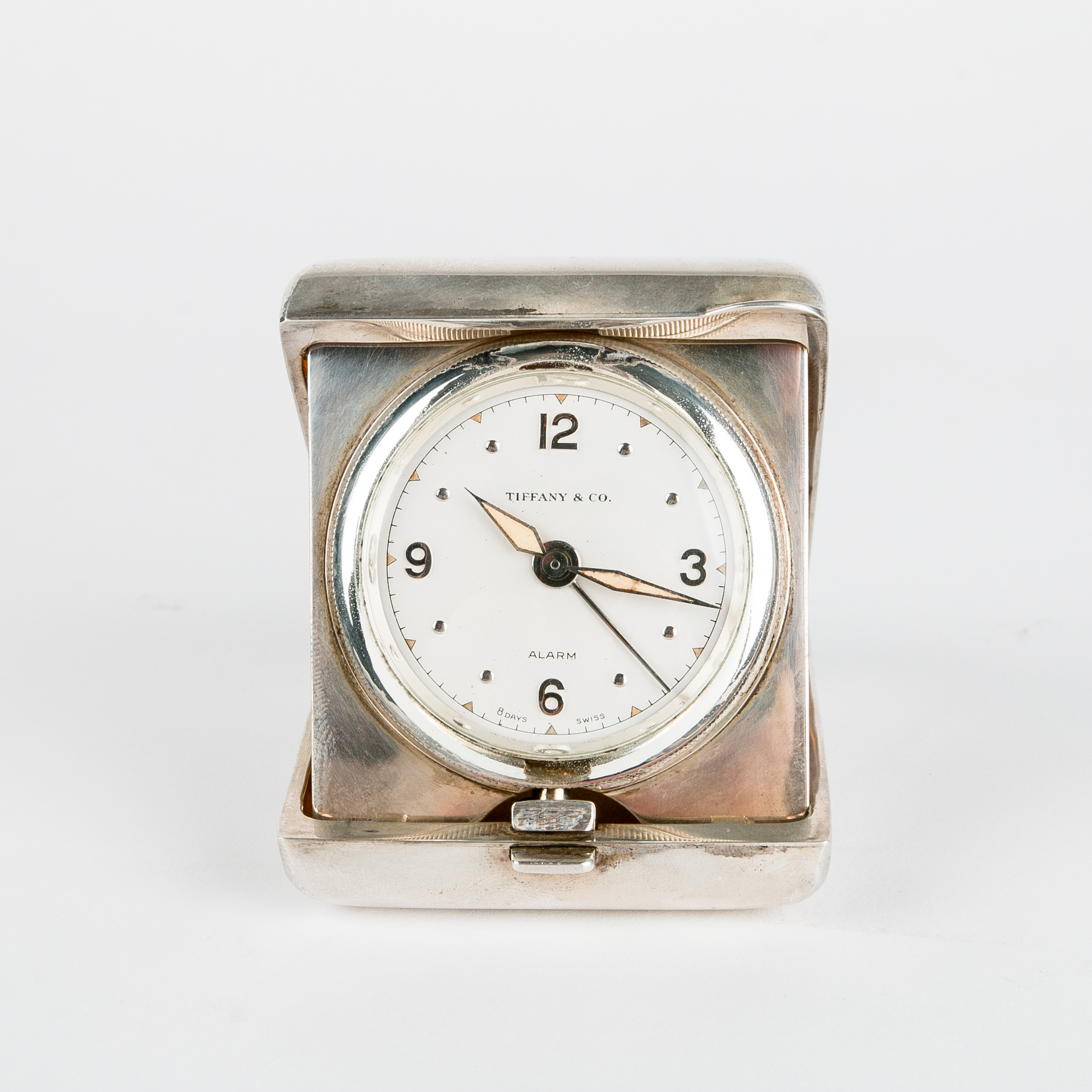 Tiffany & Co. Sterling Silver Travel Alarm Clock