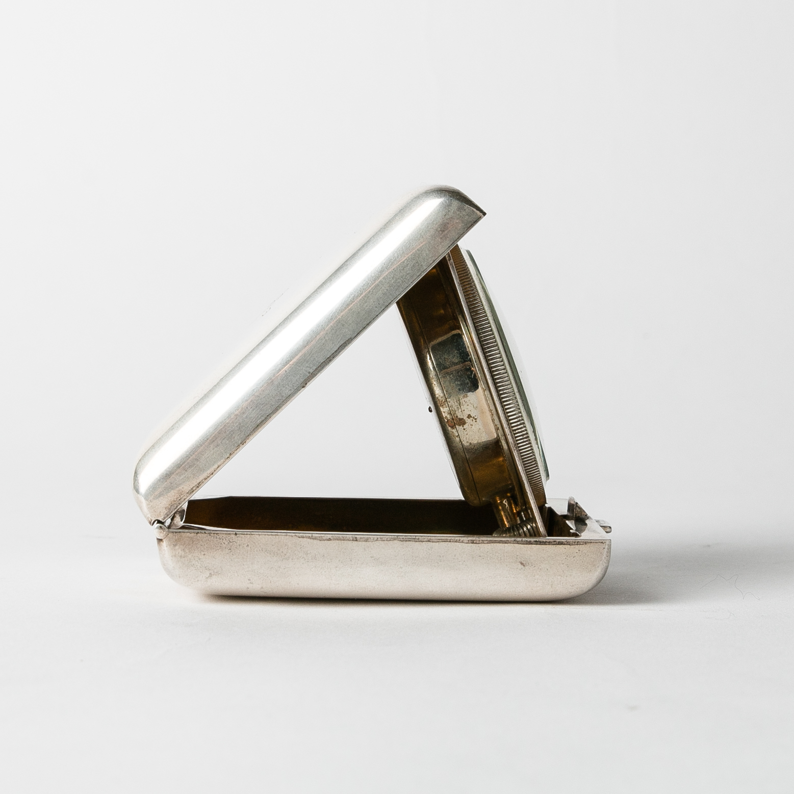 Tiffany & Co. Sterling Silver Travel Alarm Clock