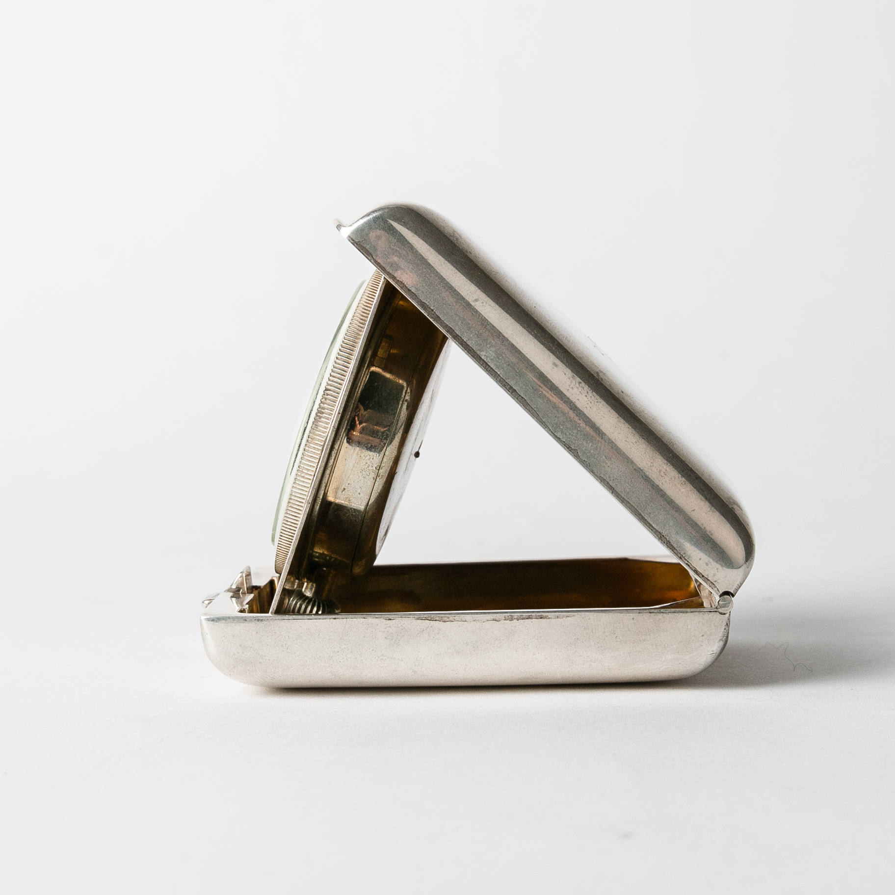 Tiffany & Co. Sterling Silver Travel Alarm Clock