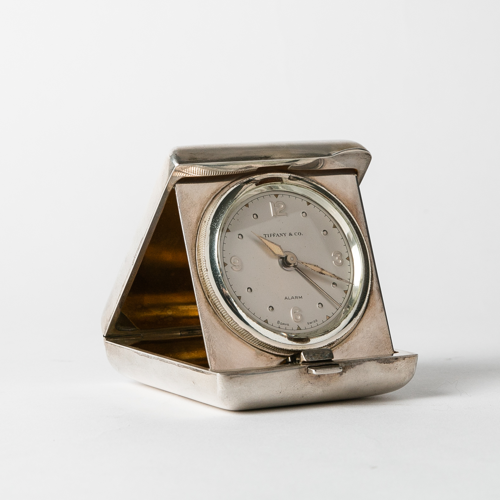 Tiffany & Co. Sterling Silver Travel Alarm Clock