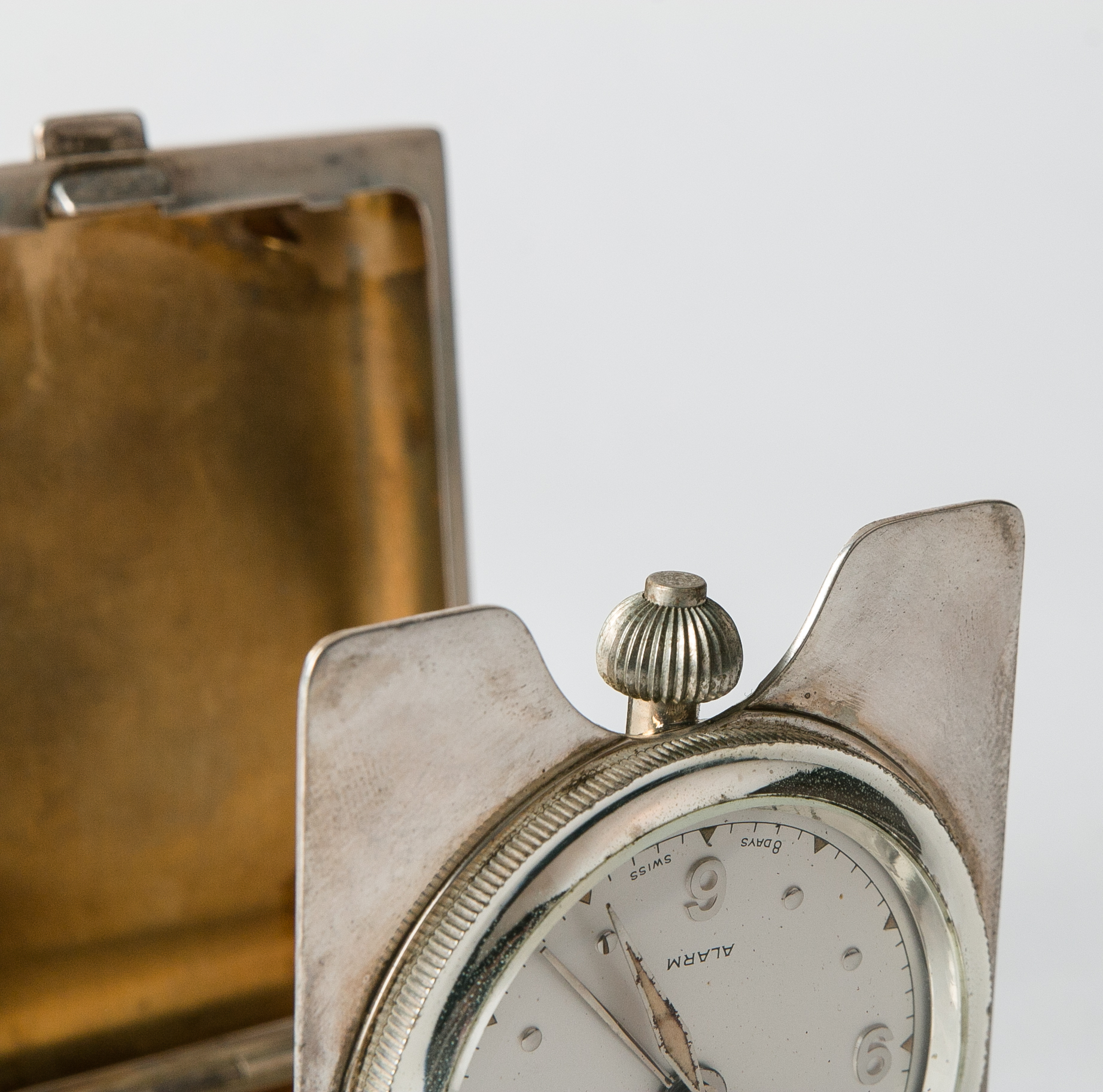 Tiffany & Co. Sterling Silver Travel Alarm Clock