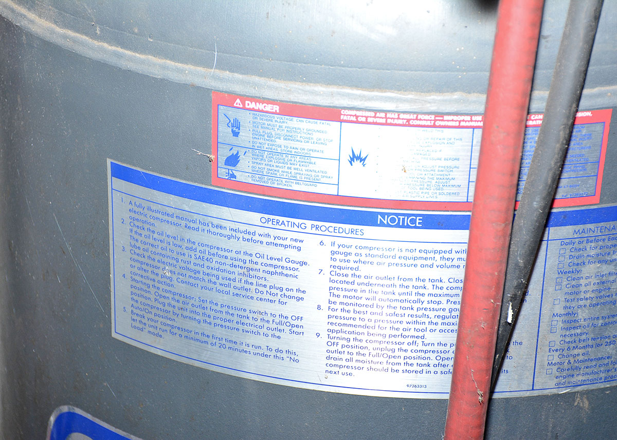 Ingersol Charge Air Pro 5HP Air Compressor