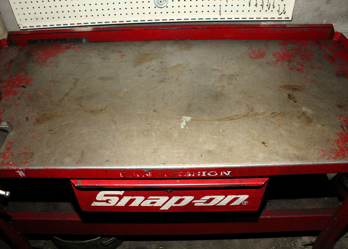 Large Metal "Snap-On" Brand Work Bench