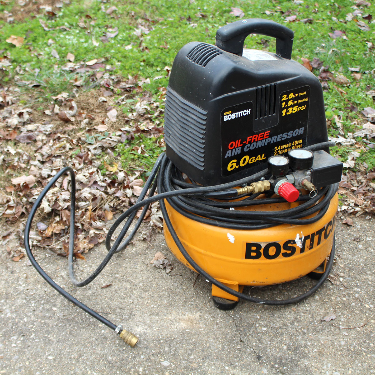 Bostitch Oil Free Six Gallon Air Compressor