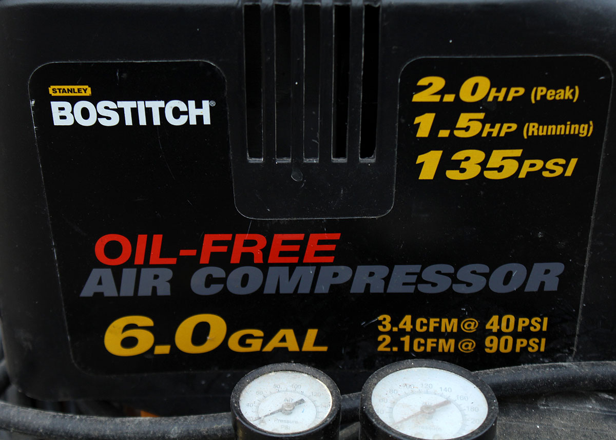 Bostitch Oil Free Six Gallon Air Compressor