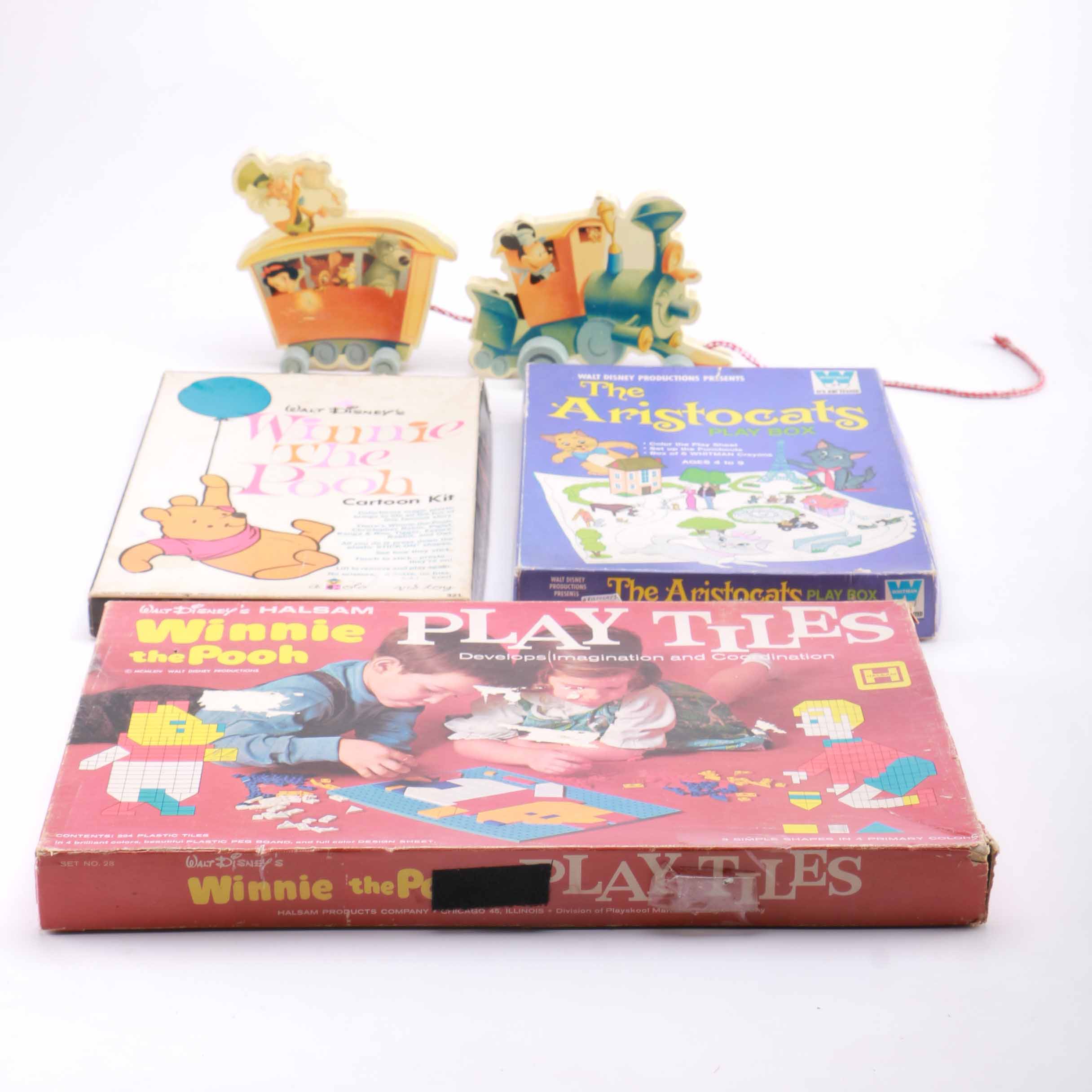 Collection of Vintage Disney Toys
